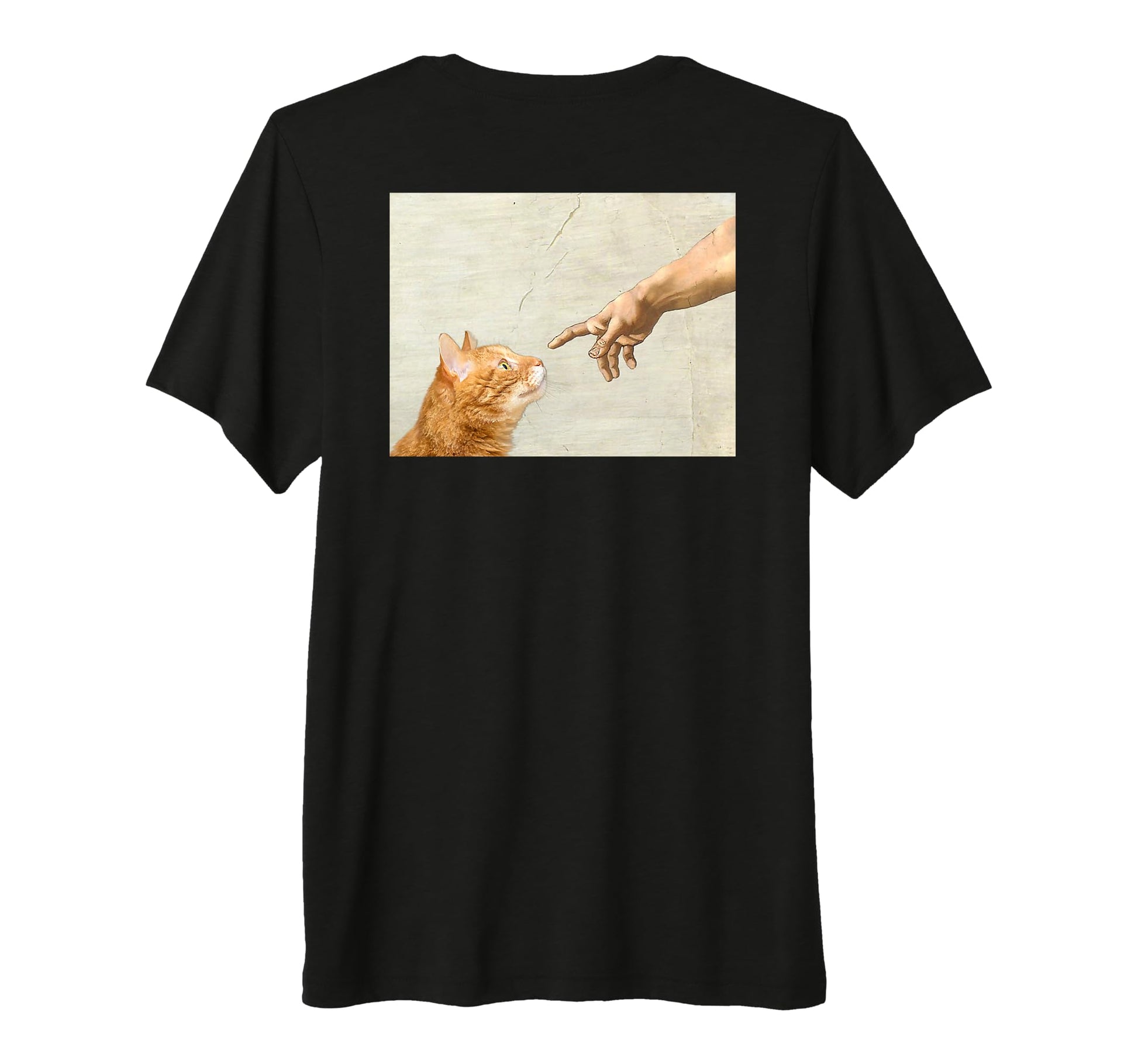 Aesthetic Funny Cat Art Y2K Teen Tri T-Shirt - Streetwear Style Men Women - T-Shirt, Sweatshirt, Hoodie