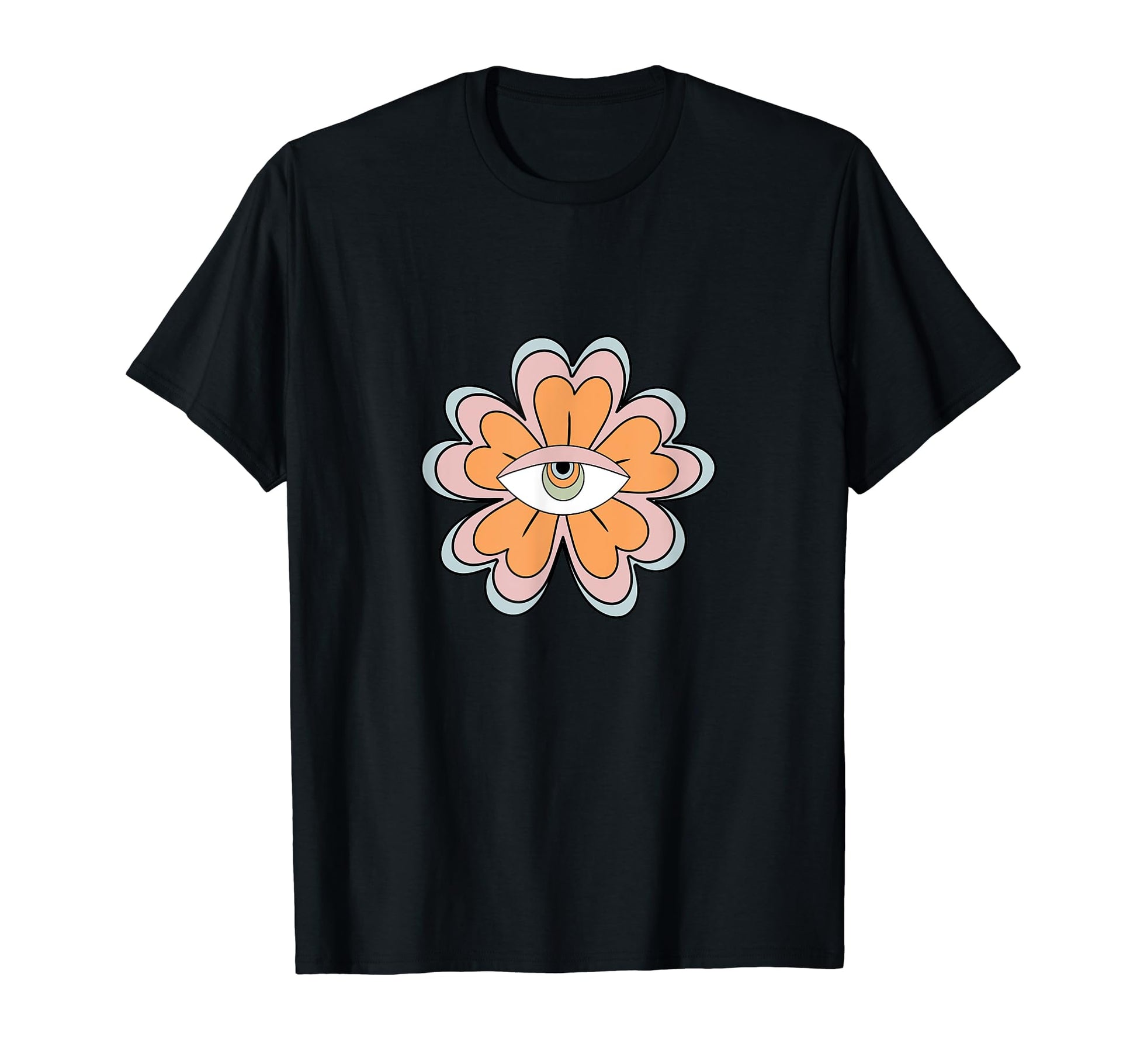 Groovy Halloween Eye Autumn Fall T-Shirt - Custom Art Print for Adults - T-Shirt, Sweatshirt, Hoodie