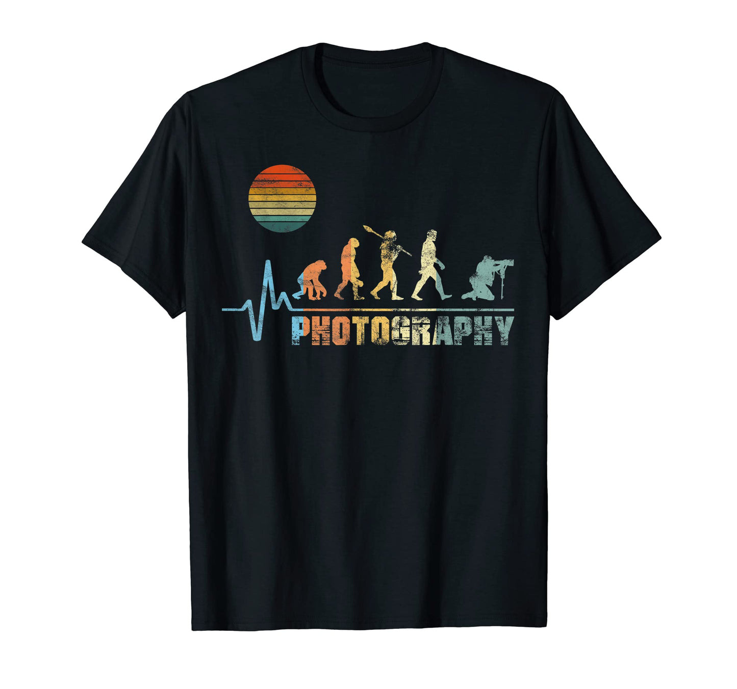 Evolution Photography Camera T-Shirt - Fun Novelty Design Men Women - T-Shirt, Sweatshirt, Hoodie