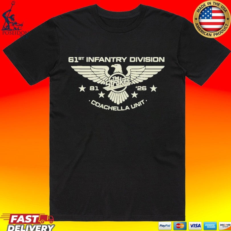 61st Infantry Division Coachella Unite - Adult & Kids T-Shirts, Sweatshirts & Hoodies apparel design preview 1