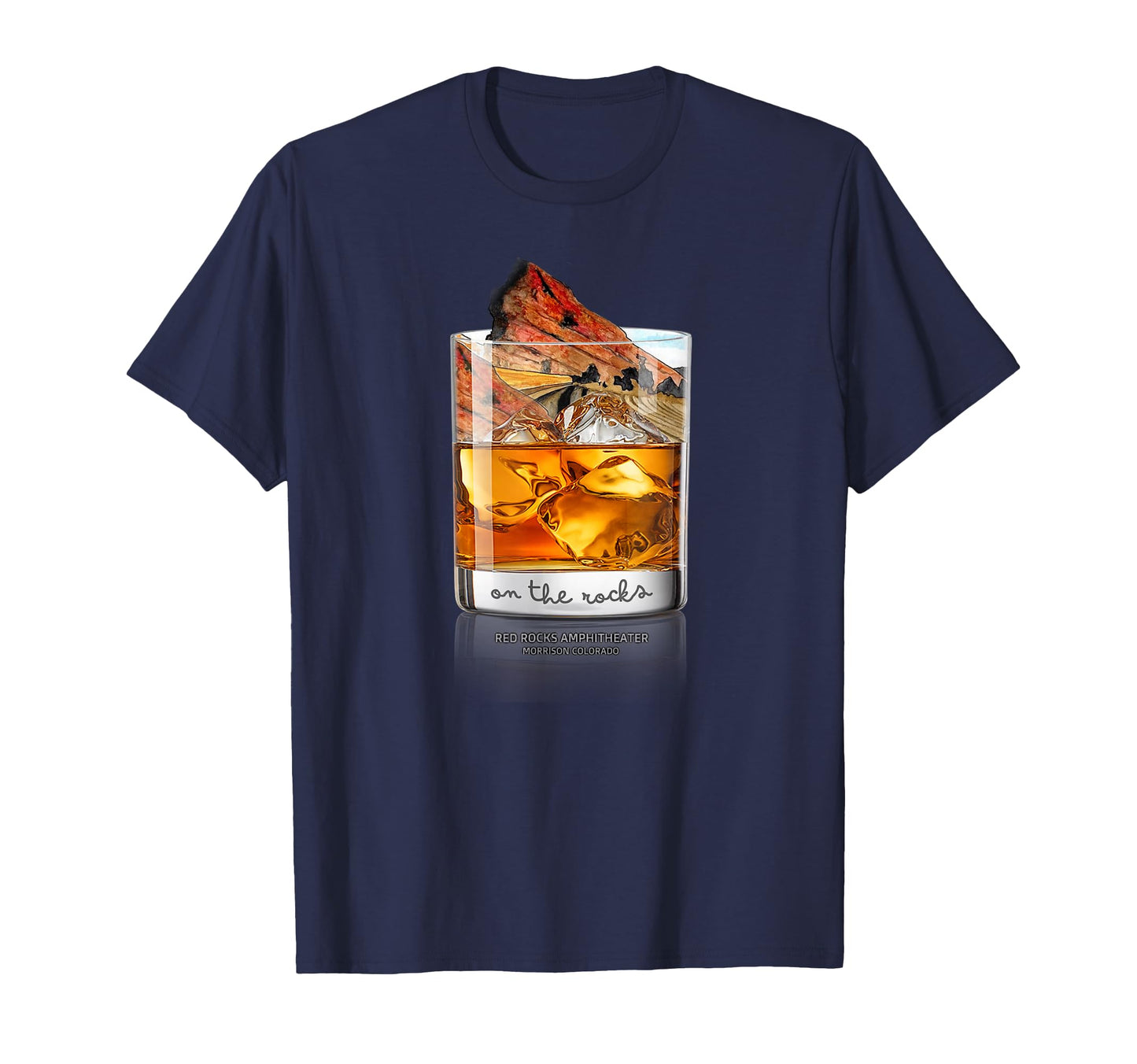 Rocks Red Rocks Amphitheater Colorado T-Shirt - Custom Art Print for Adults - T-Shirt, Sweatshirt, Hoodie