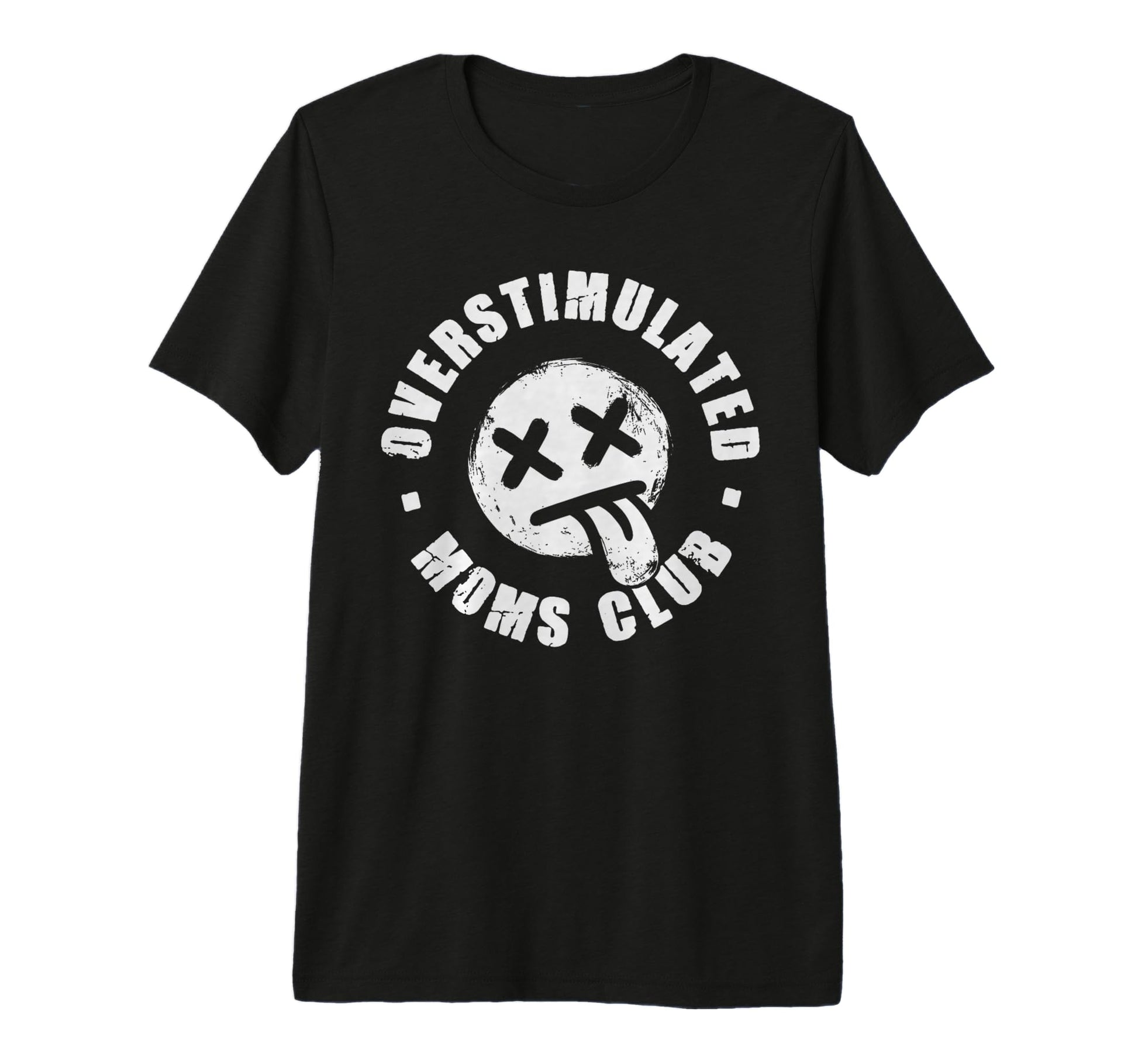 Overstimulated Moms Club Emo Y2K 2000S T-Shirt - Fun Novelty Design Unisex - T-Shirt, Sweatshirt, Hoodie