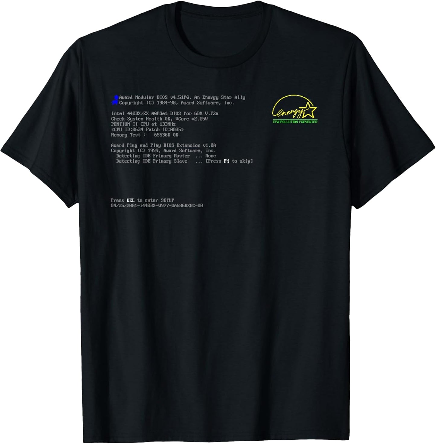 Bios loading screen - Adult & Kids T-Shirts, Sweatshirts & Hoodies apparel design preview 1
