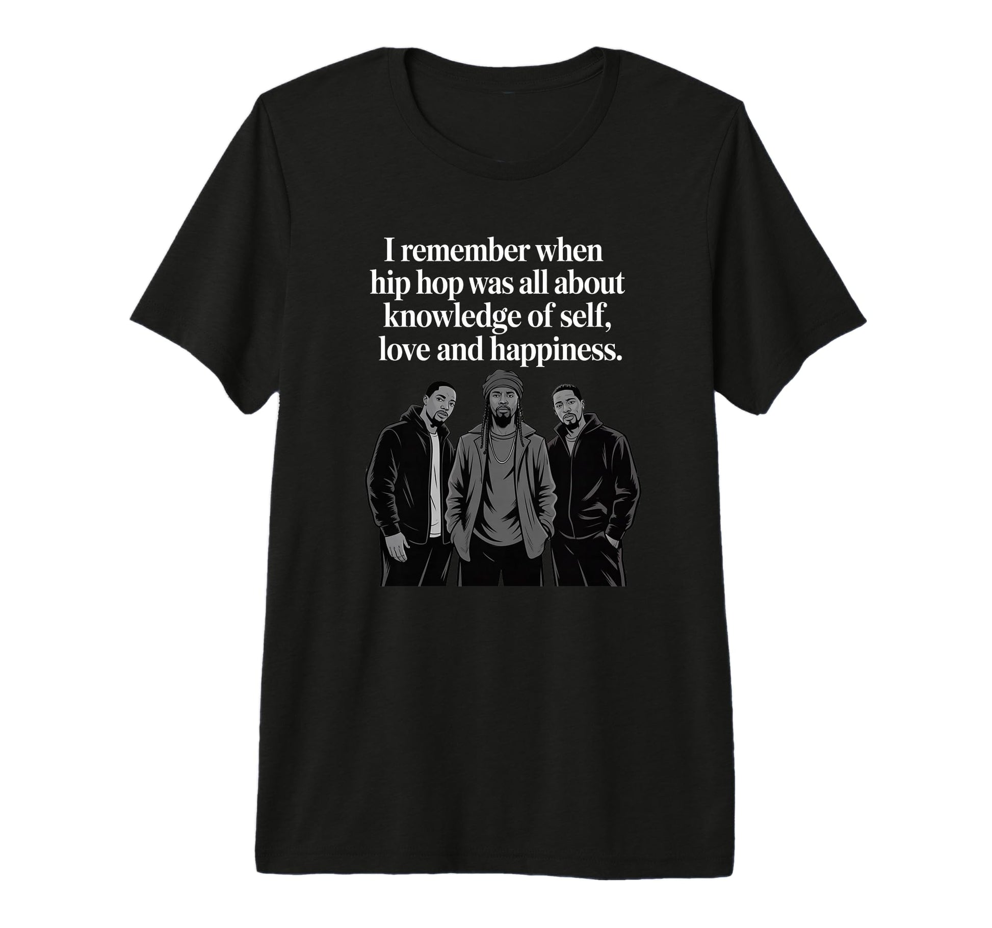 Old School Hip Hop Knowledge Self Love T-Shirt - Unique Graphic for Adults - T-Shirt, Sweatshirt, Hoodie