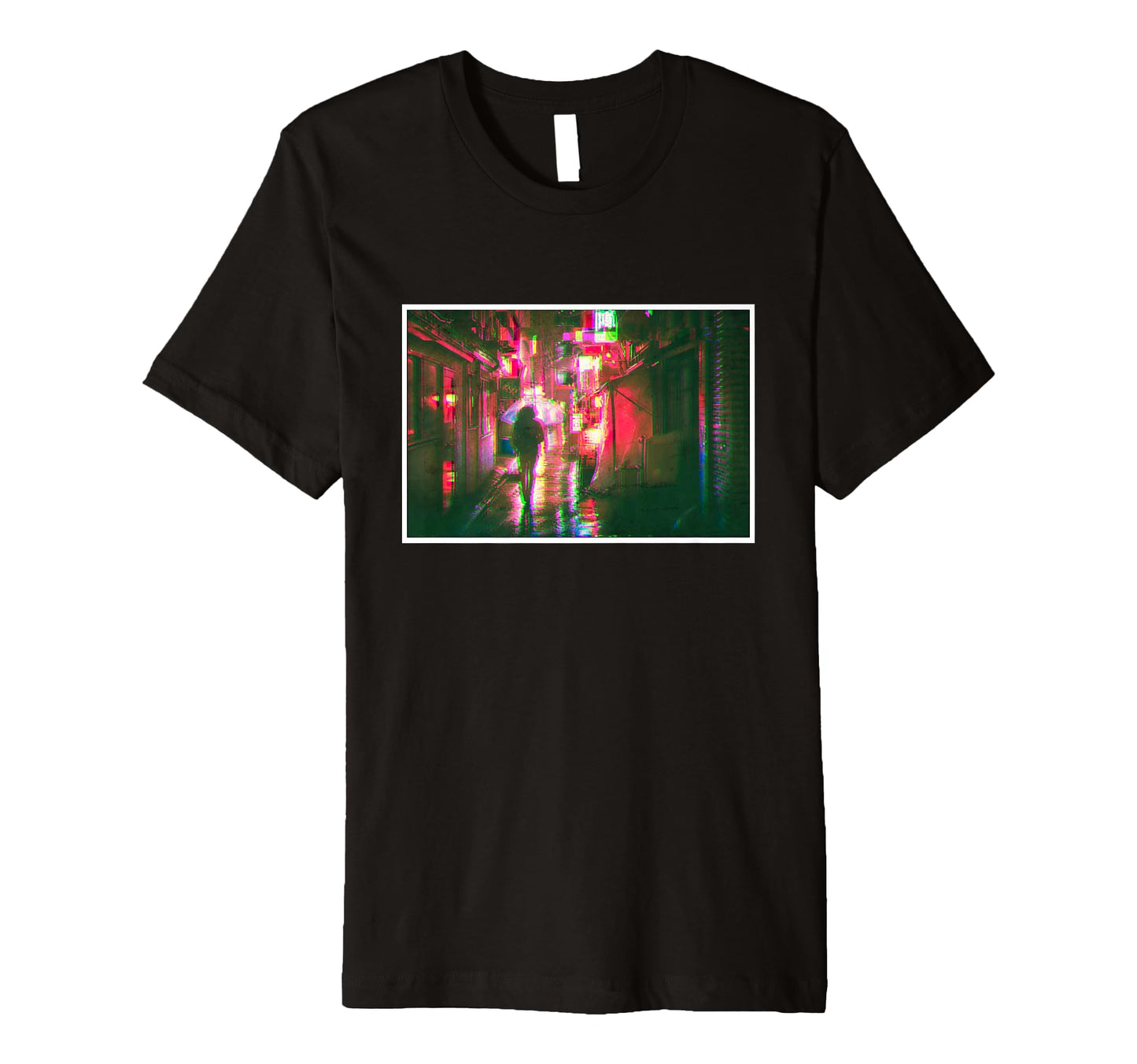Japan Street Osaka City Night T-Shirt - Novelty Apparel Men Women - T-Shirt, Sweatshirt, Hoodie