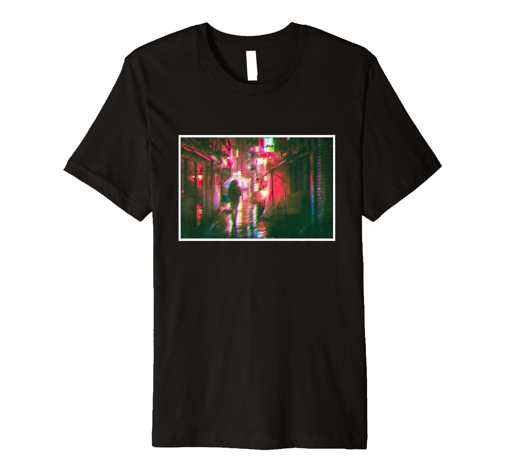 Japan Street Osaka City Night T-Shirt - Novelty Apparel Men Women - T-Shirt, Sweatshirt, Hoodie