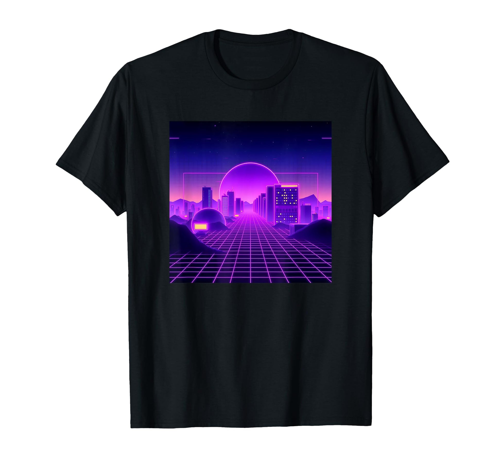 Aesthetic Synthwave Vaporwave 80S T-Shirt - Casual Everyday Wear Unisex - T-Shirt, Sweatshirt, Hoodie
