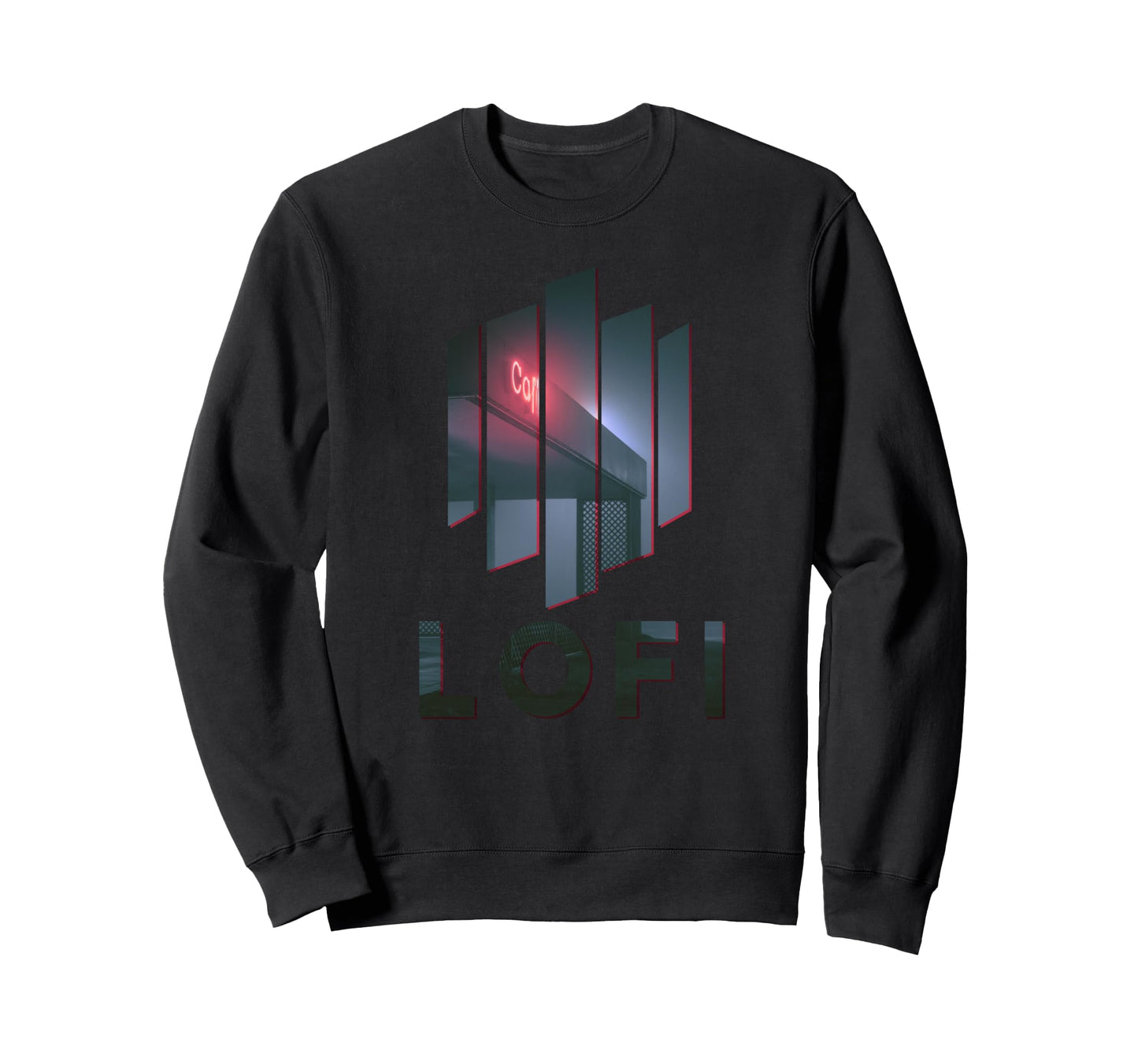 Lo Fi Hip Hop Vaporwave Aesthetic Sweatshirt - Trendy Graphic for Adults - T-Shirt, Sweatshirt, Hoodie