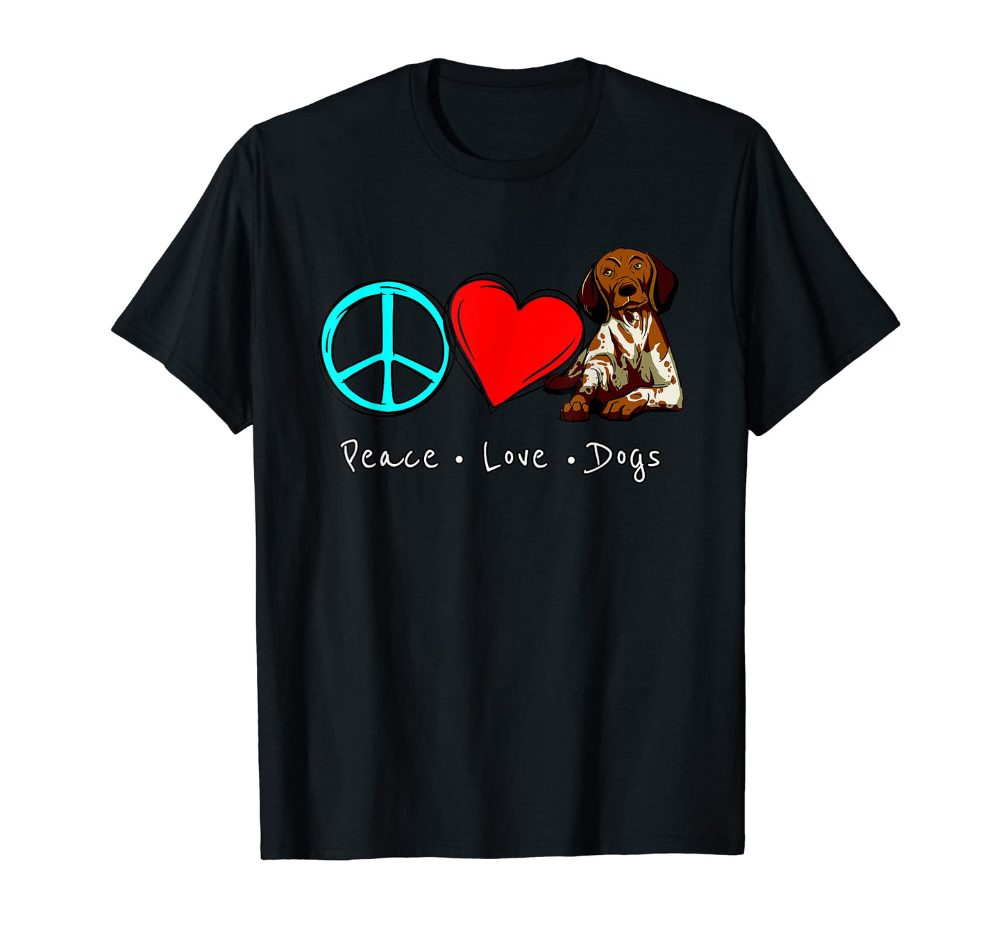 German Shorthair Pointer Pointing T-Shirt - Minimalist Print for Adults - T-Shirt, Sweatshirt, Hoodie