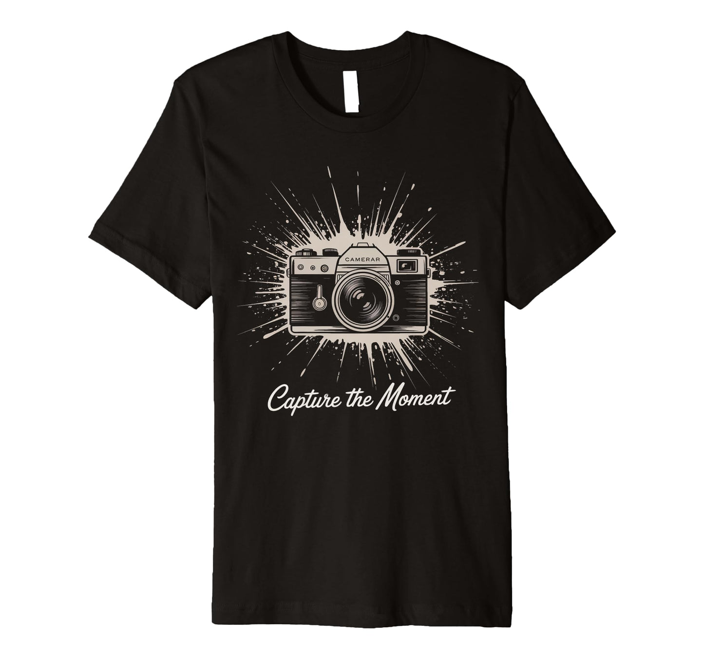 Capture Moment Camera Photography T-Shirt - Fun Novelty Design for Adults - T-Shirt, Sweatshirt, Hoodie