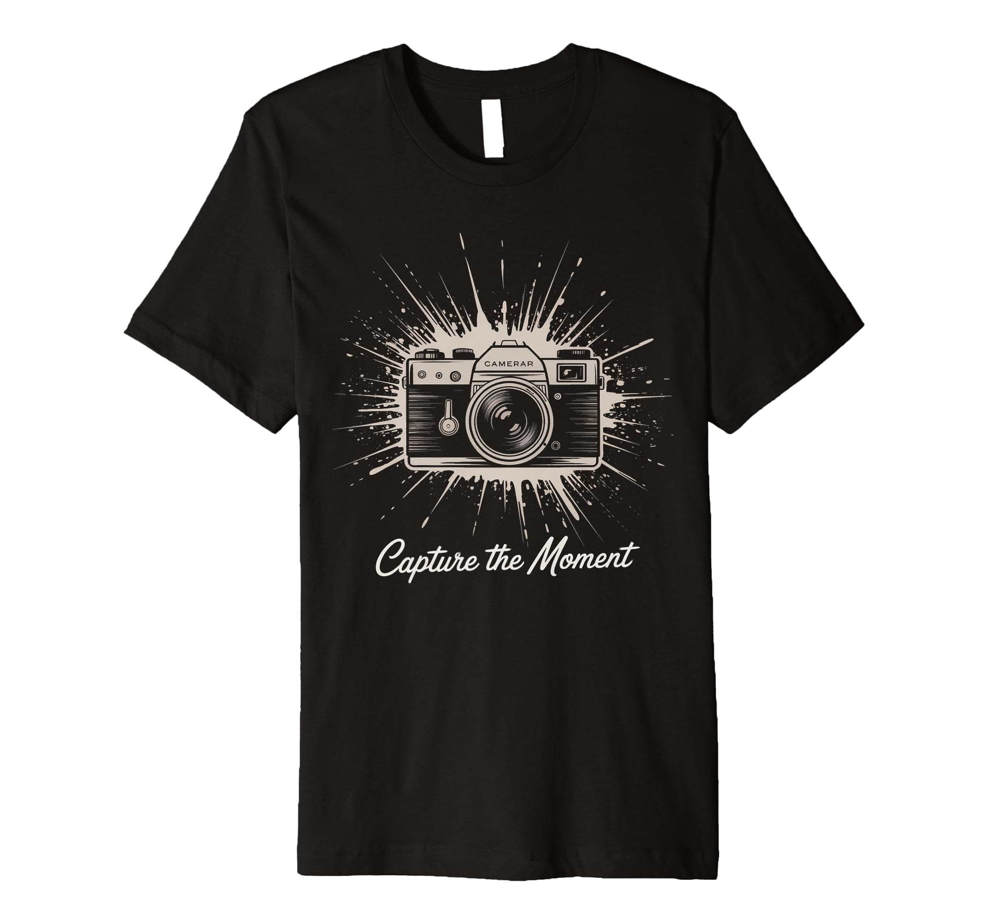 Capture Moment Camera Photography T-Shirt - Fun Novelty Design for Adults - T-Shirt, Sweatshirt, Hoodie