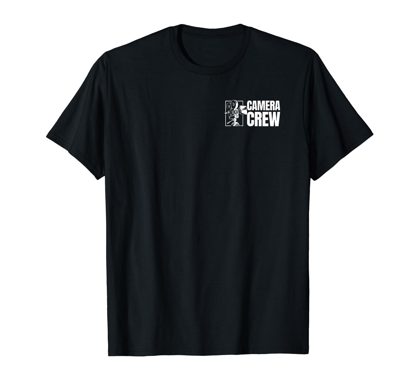 Camera Crew Front And Back Sided W T-Shirt - Novelty Apparel for Adults - T-Shirt, Sweatshirt, Hoodie