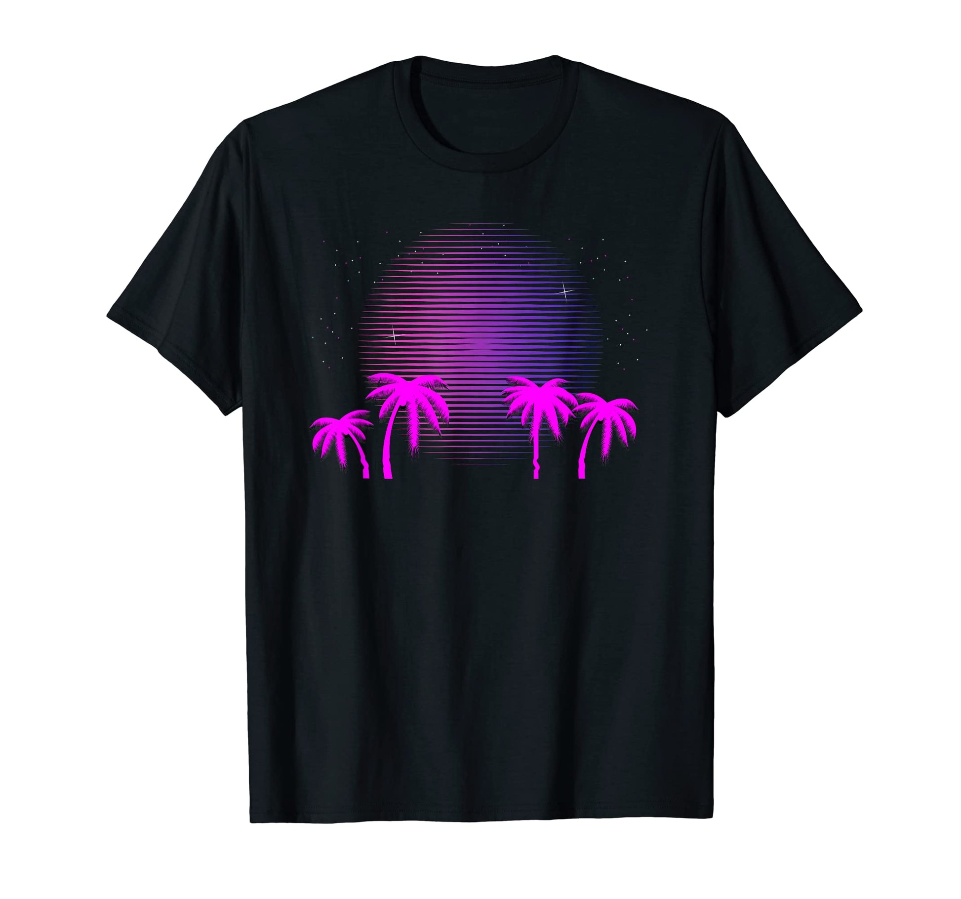 Miami Nights Outrun Synthwave New T-Shirt - Aesthetic Graphic Unisex - T-Shirt, Sweatshirt, Hoodie