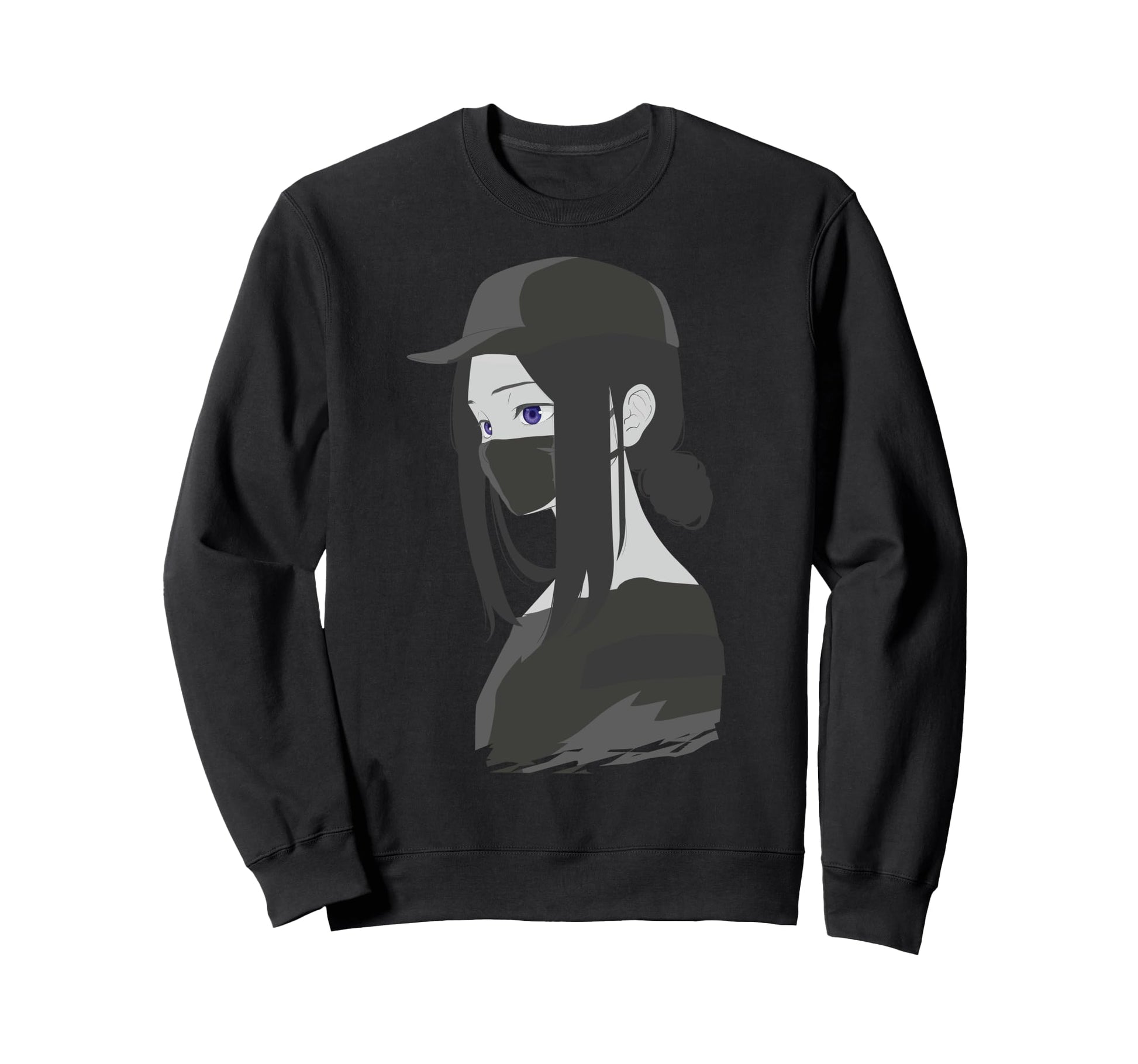 Anti Social Japanese Aesthetic Sweatshirt - Custom Art Print Men Women - T-Shirt, Sweatshirt, Hoodie