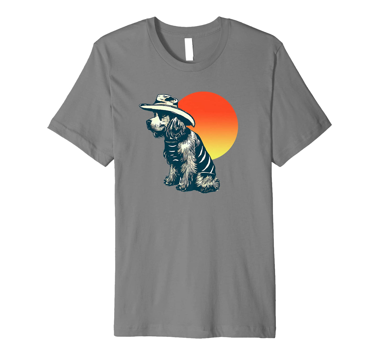 Cocker Spaniel Cowboy Funny Western T-Shirt - Fun Novelty Design Men Women - T-Shirt, Sweatshirt, Hoodie