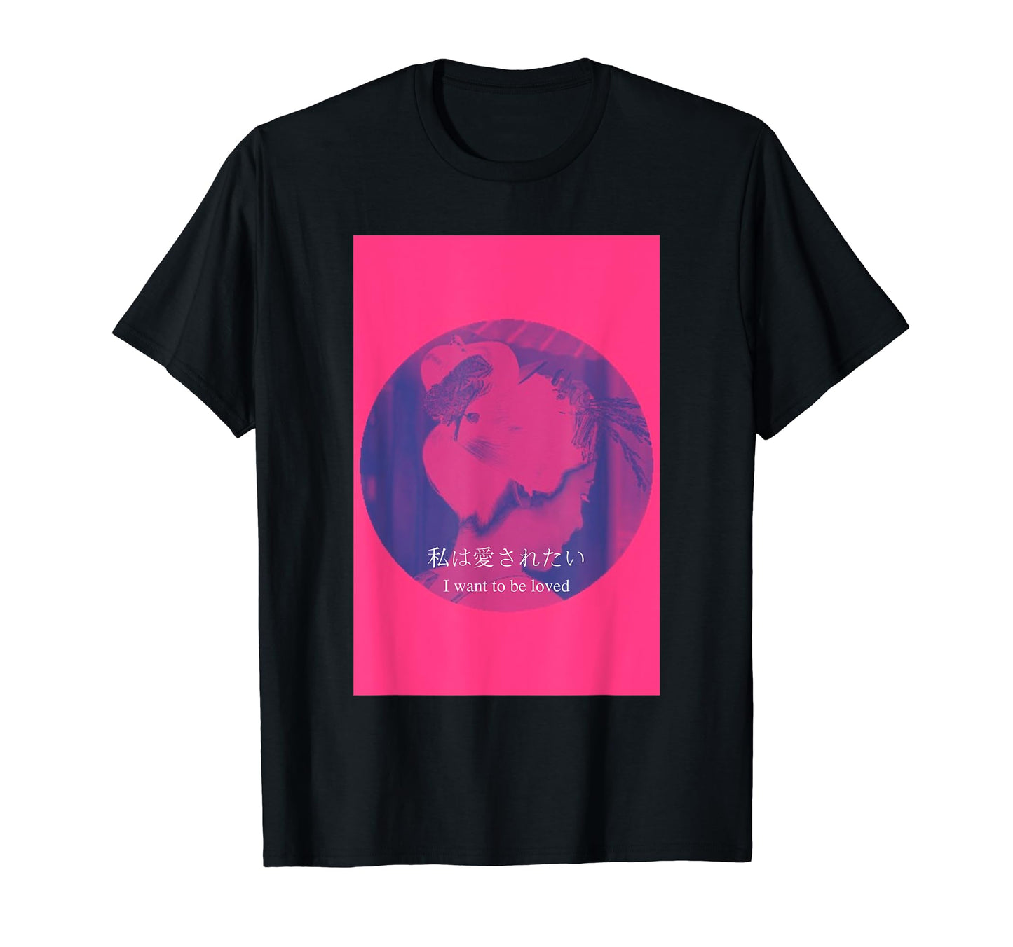 Aesthetic Vaporwave Geisha Japanese T-Shirt - Aesthetic Graphic Men Women - T-Shirt, Sweatshirt, Hoodie