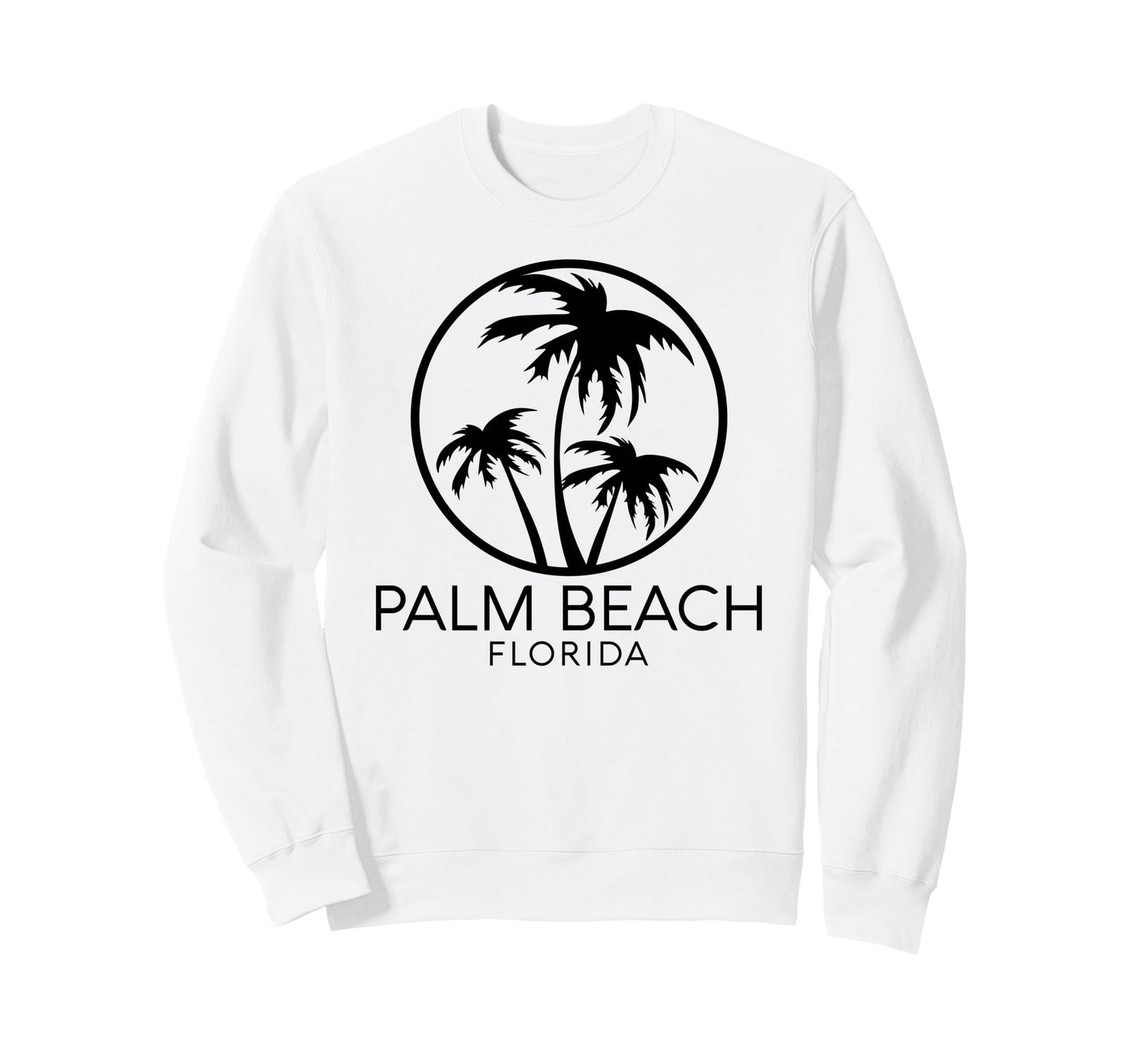 Palm Beach Florida Summer Fort Sweatshirt - Streetwear Style for Adults - T-Shirt, Sweatshirt, Hoodie