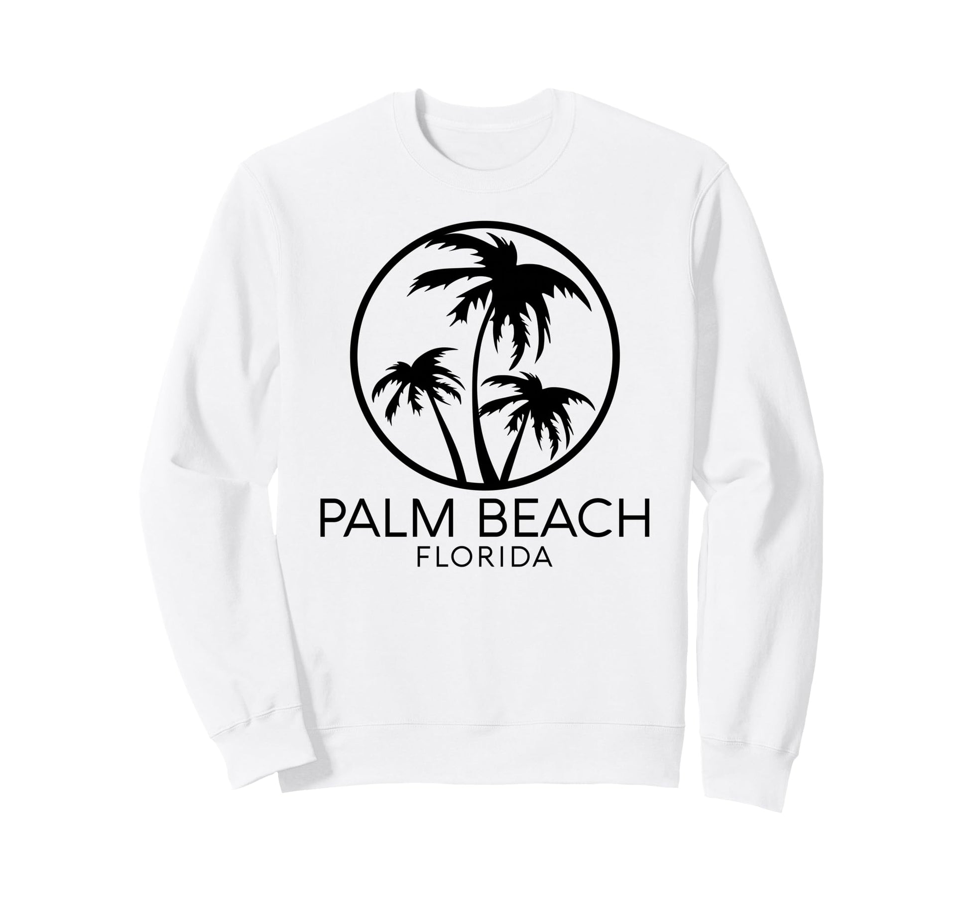 Palm Beach Florida Summer Fort Sweatshirt - Streetwear Style for Adults - T-Shirt, Sweatshirt, Hoodie