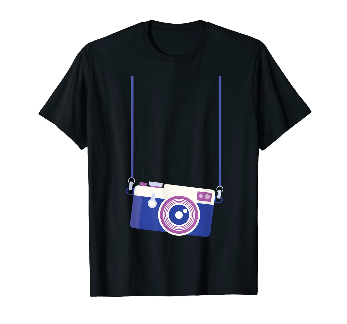Hanging Camera Photographer Fun T-Shirt - Streetwear Style for Adults - T-Shirt, Sweatshirt, Hoodie
