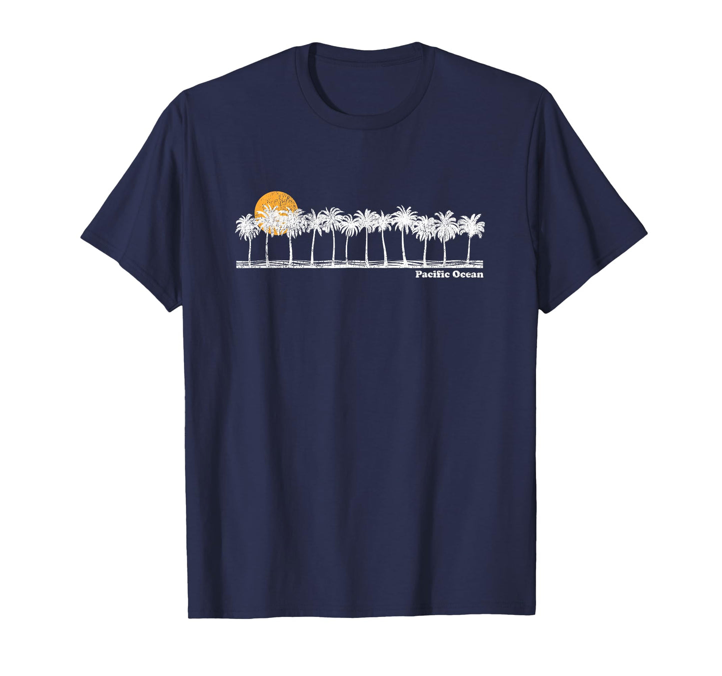 Pacific Ocean 70S Throwback T-Shirt - Graphic Print Unisex - T-Shirt, Sweatshirt, Hoodie