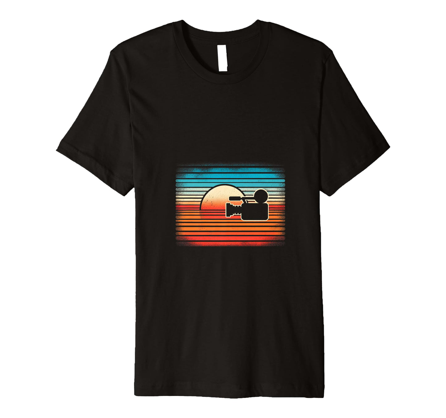Sunset Camera T-Shirt - Graphic Print for Adults - T-Shirt, Sweatshirt, Hoodie