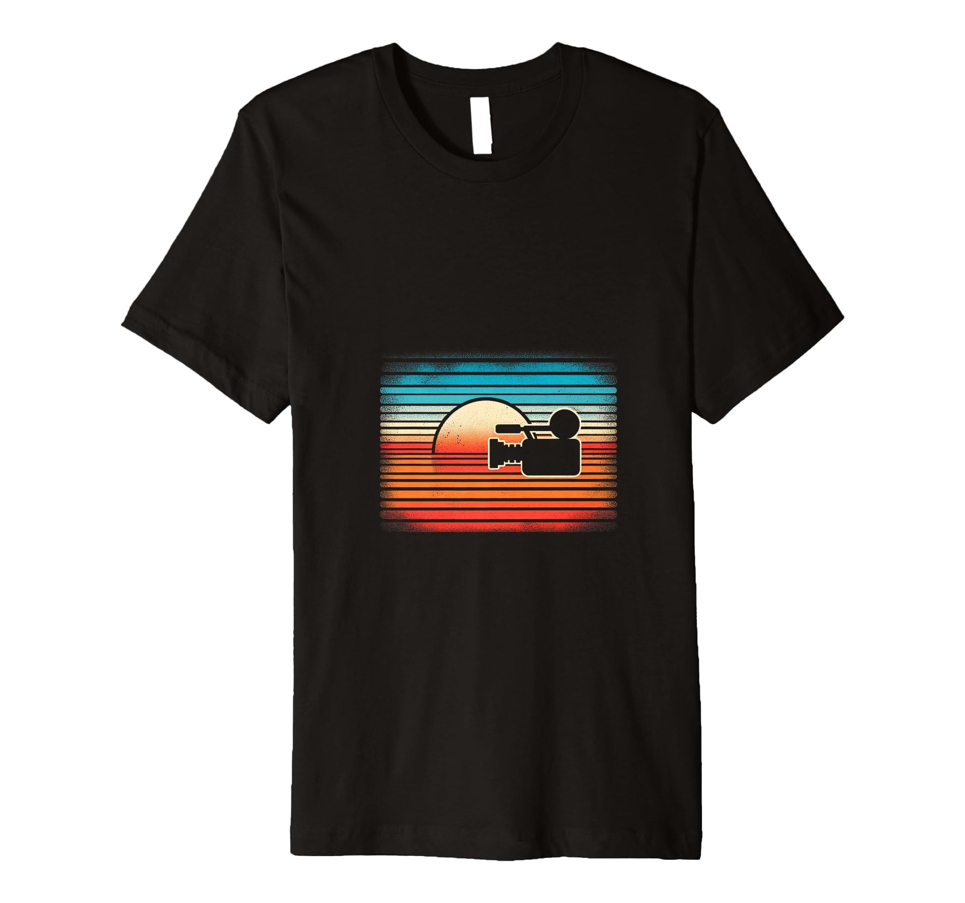 Sunset Camera T-Shirt - Graphic Print for Adults - T-Shirt, Sweatshirt, Hoodie