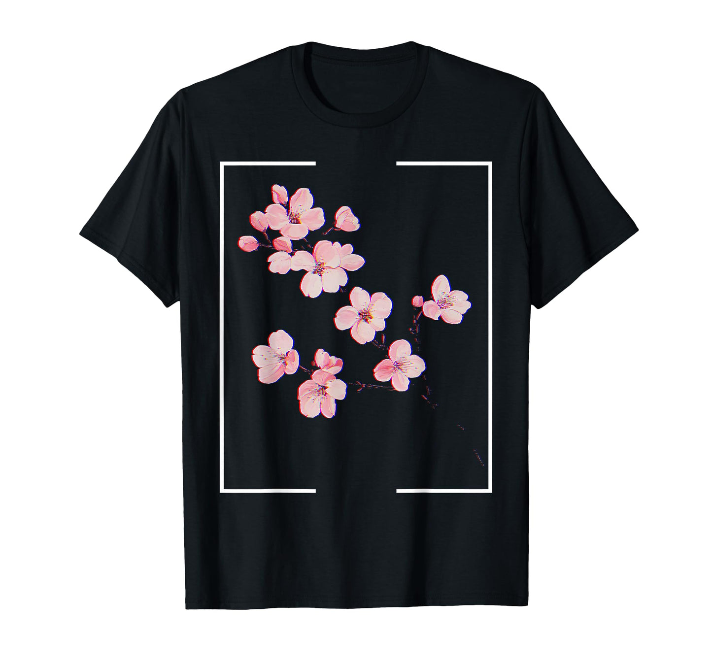 Cherry Blossom Japanese Aesthetic T-Shirt - Minimalist Print Unisex - T-Shirt, Sweatshirt, Hoodie