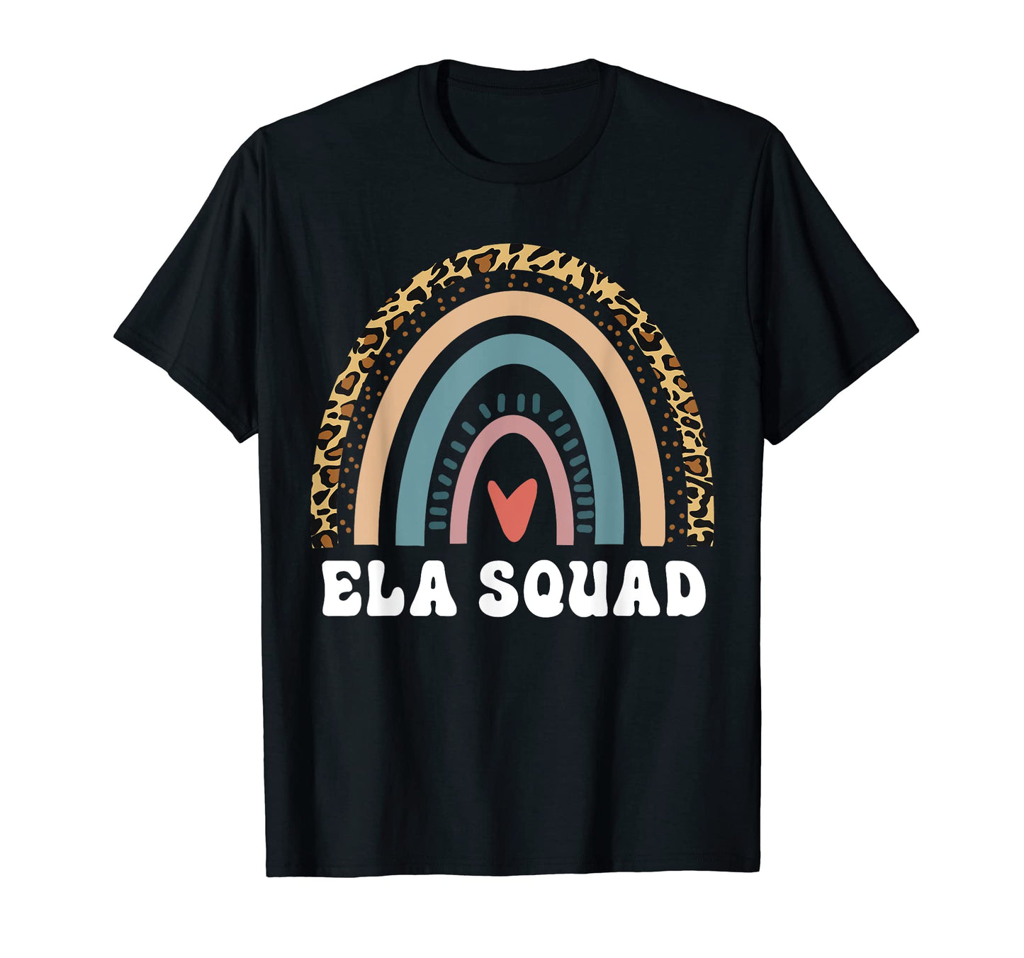 Ela Squad Ela Crew Rainbow English T-Shirt - Novelty Apparel Unisex - T-Shirt, Sweatshirt, Hoodie