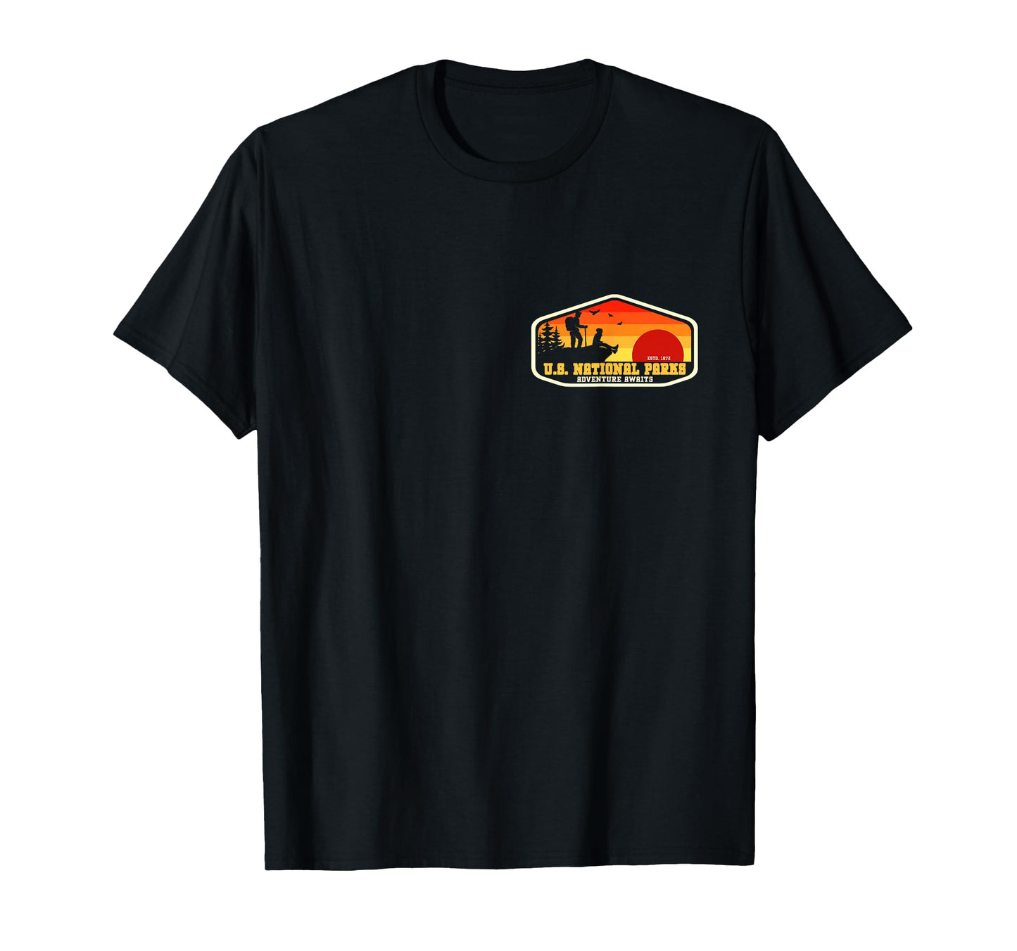 All 63 Us National Parks Map Back T-Shirt - Trendy Graphic Men Women - T-Shirt, Sweatshirt, Hoodie