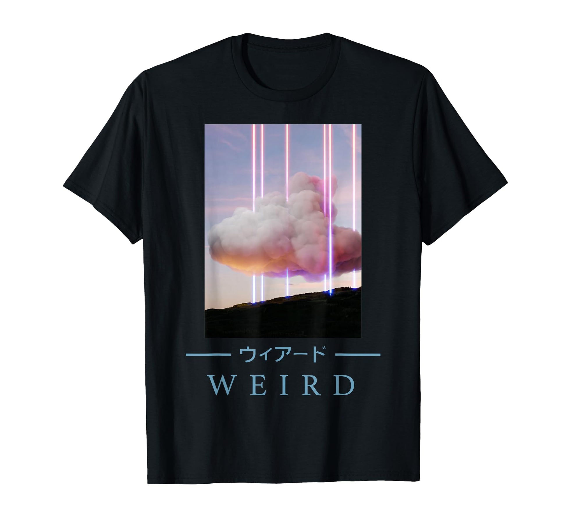 Retrowave Weird Japanese Art T-Shirt - Custom Art Print for Adults - T-Shirt, Sweatshirt, Hoodie