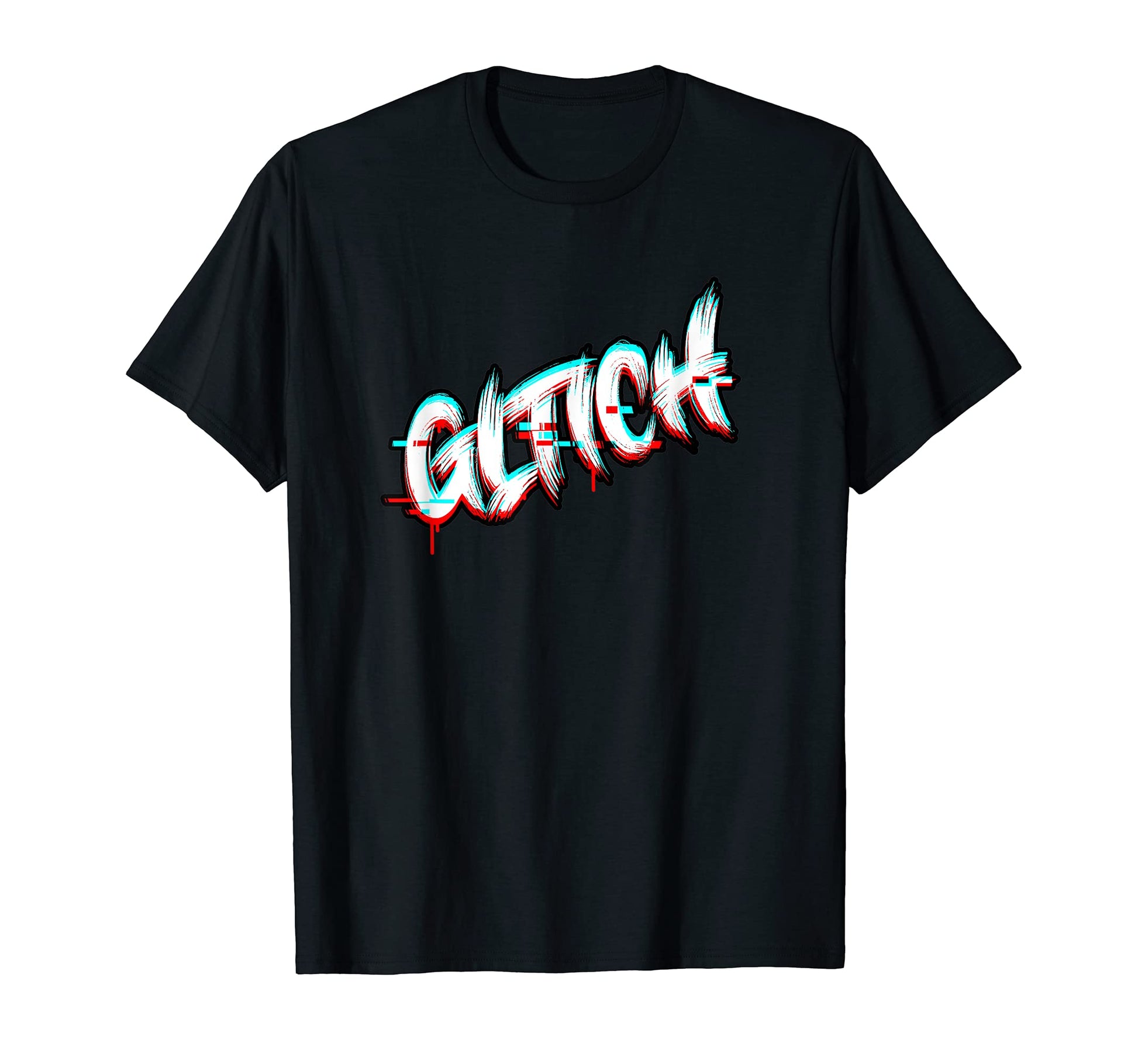 Glitch Retrowave Glitched Vaporwave T-Shirt - Unique Graphic Unisex - T-Shirt, Sweatshirt, Hoodie