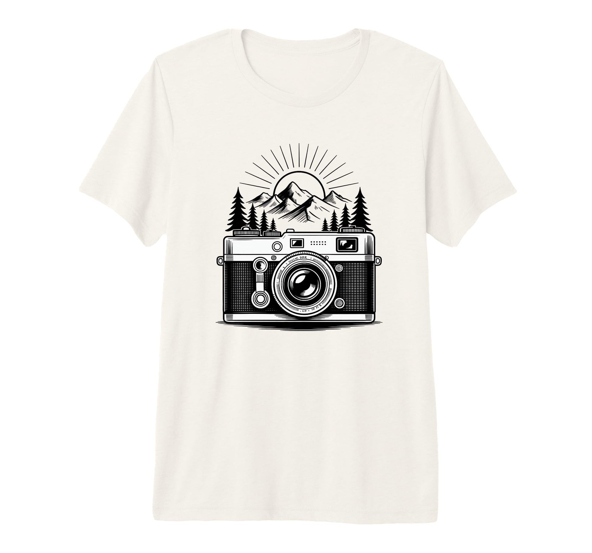Hiking Hiker Mountains Photographer T-Shirt - Fun Novelty Design Men Women - T-Shirt, Sweatshirt, Hoodie
