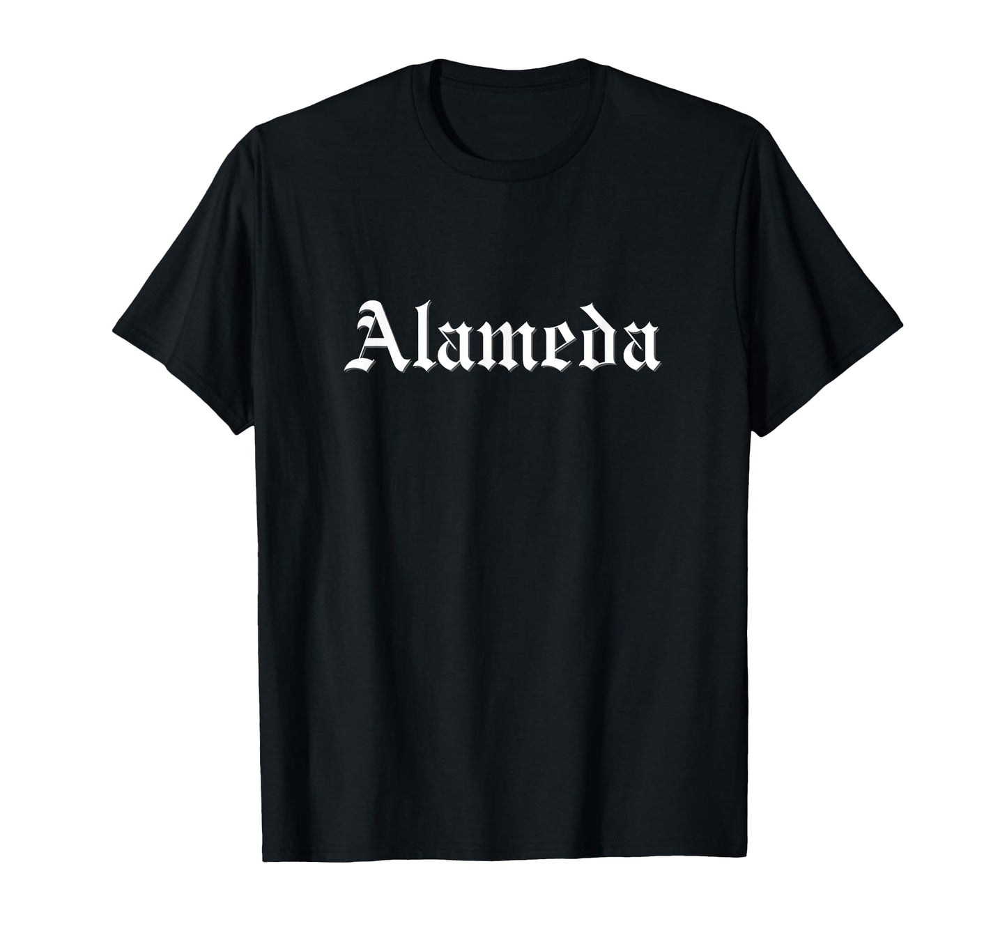 Alameda Hip Hop Old English Old T-Shirt - Minimalist Print for Adults - T-Shirt, Sweatshirt, Hoodie