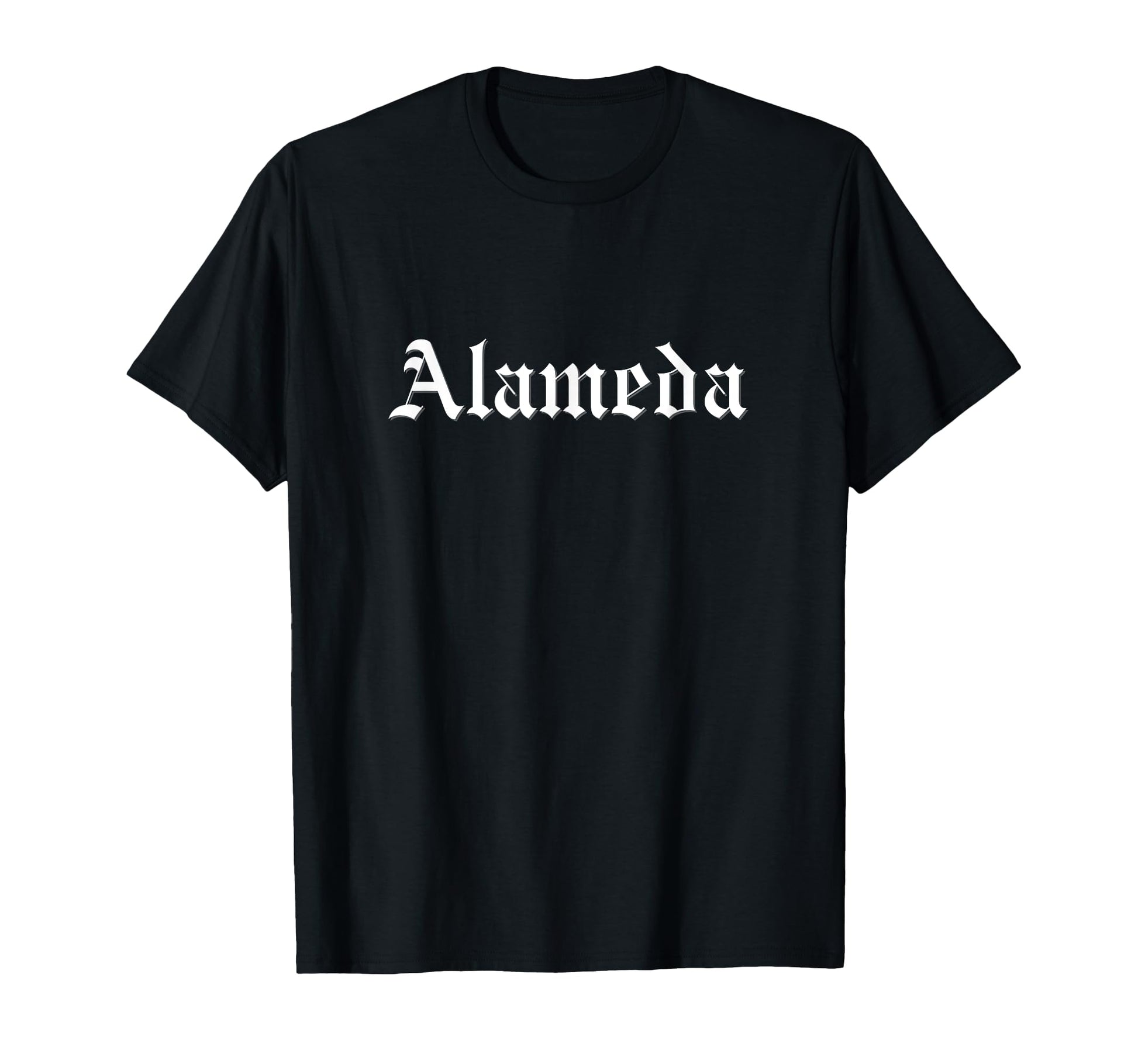 Alameda Hip Hop Old English Old T-Shirt - Minimalist Print for Adults - T-Shirt, Sweatshirt, Hoodie