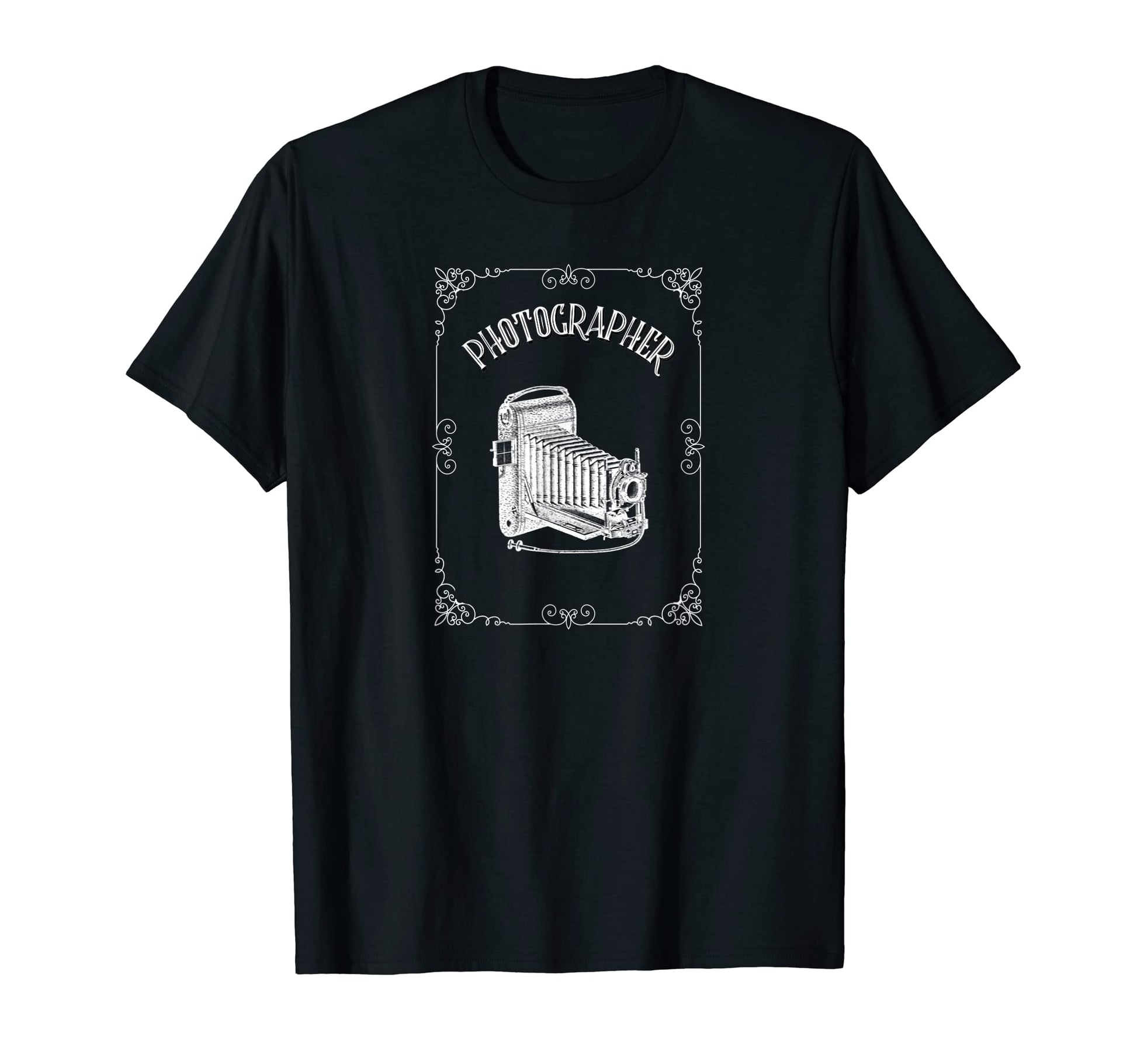 Camera Photographer T-Shirt - Custom Art Print for Adults - T-Shirt, Sweatshirt, Hoodie