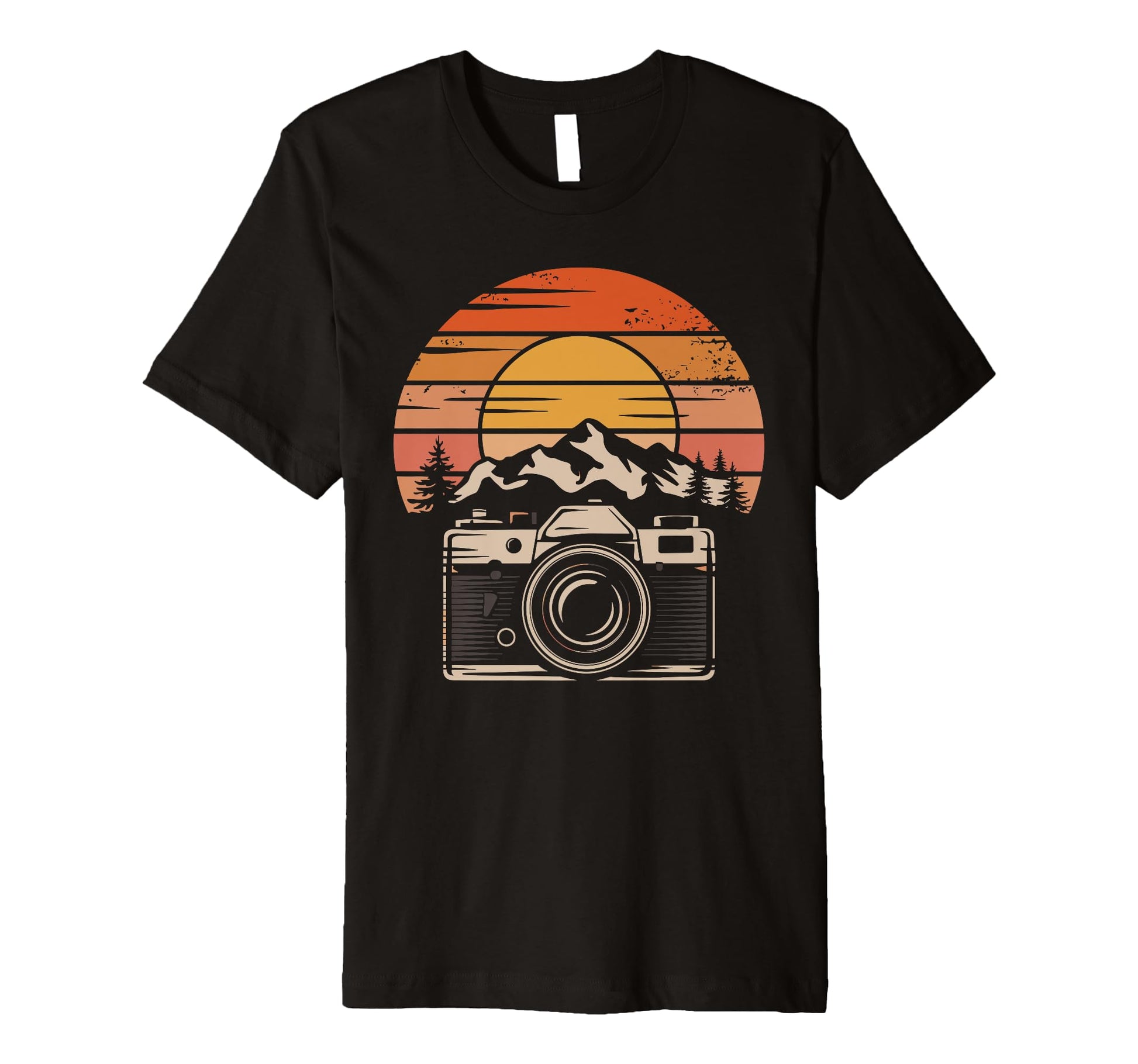 Photography Camera Sunset Photographer T-Shirt - Graphic Print Men Women - T-Shirt, Sweatshirt, Hoodie