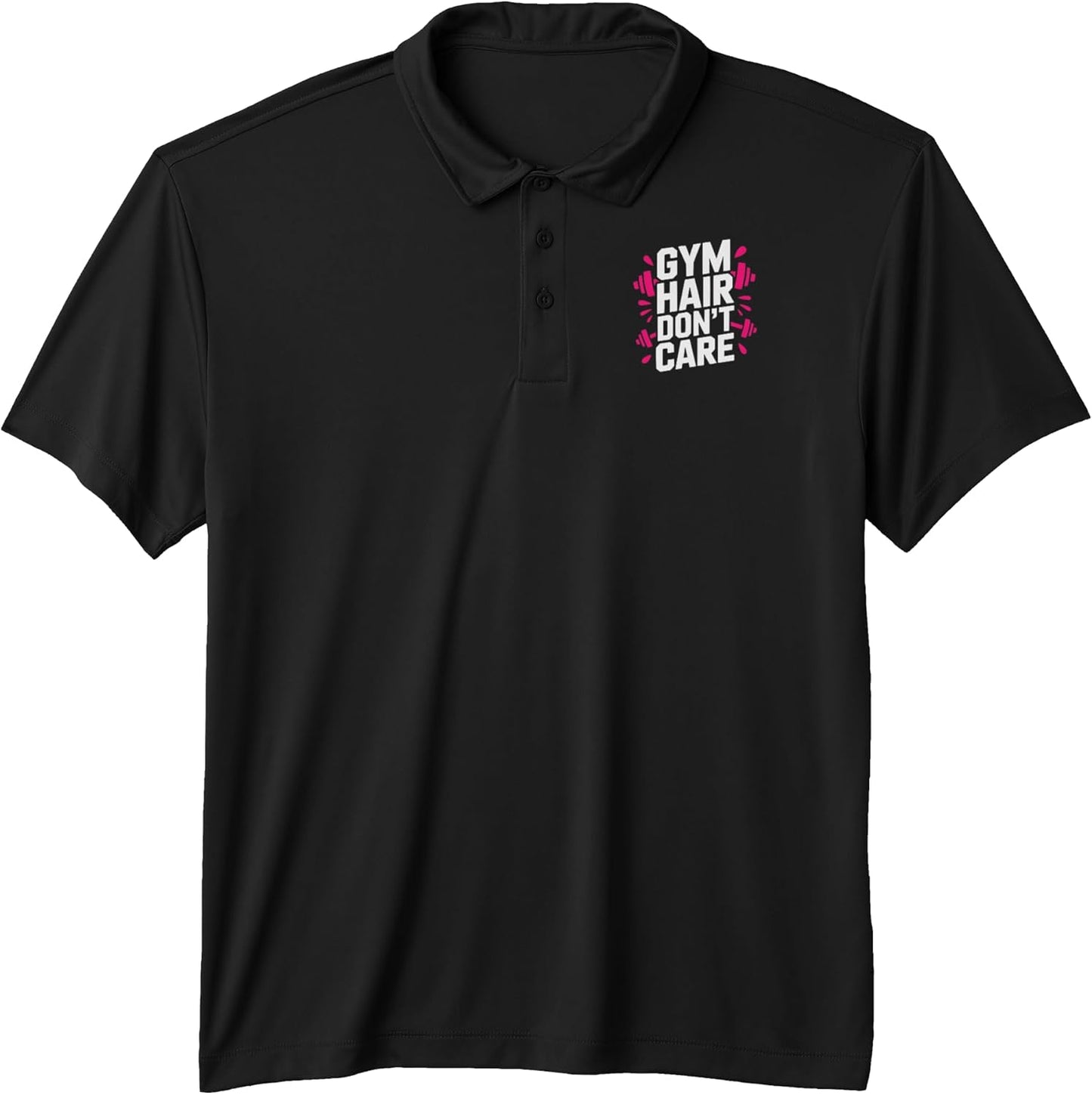 Gym Hair Don't Care Bodybuilding SteMi Apparel - Adult & Kids T-Shirts, Sweatshirts & Hoodies apparel design preview 1