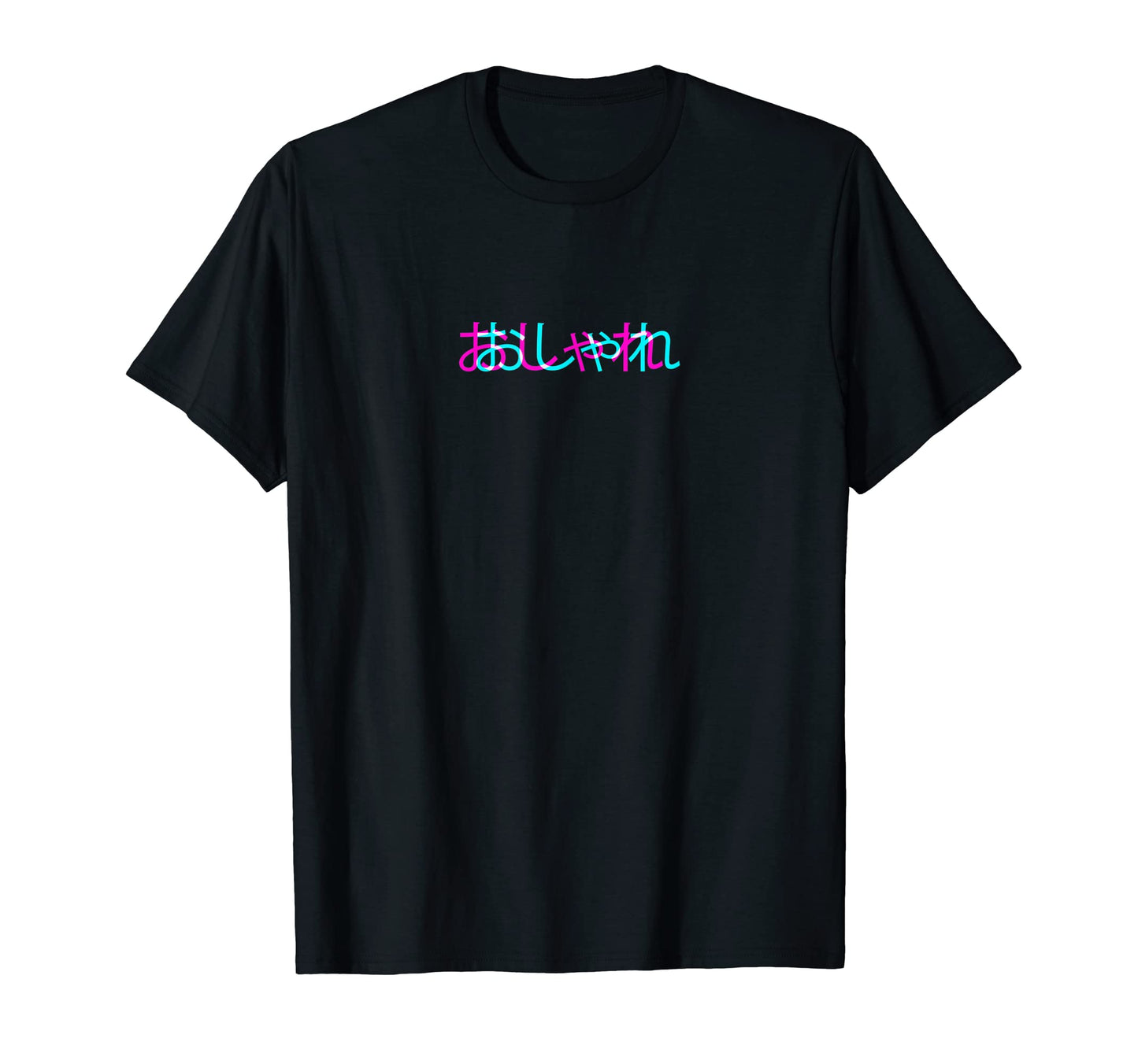 Oshare Japanese Glitch Anime Aesthetic T-Shirt - Unique Graphic Men Women - T-Shirt, Sweatshirt, Hoodie