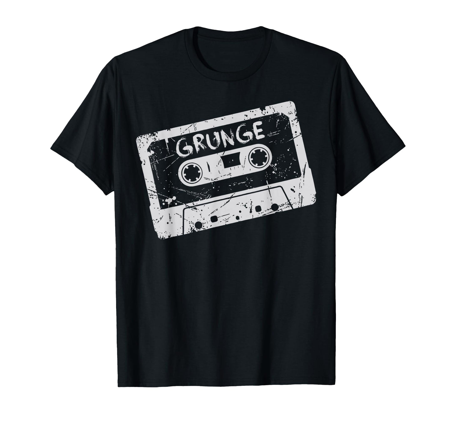 Grunge Cassette Tape Throwback T-Shirt - Fun Novelty Design for Adults - T-Shirt, Sweatshirt, Hoodie