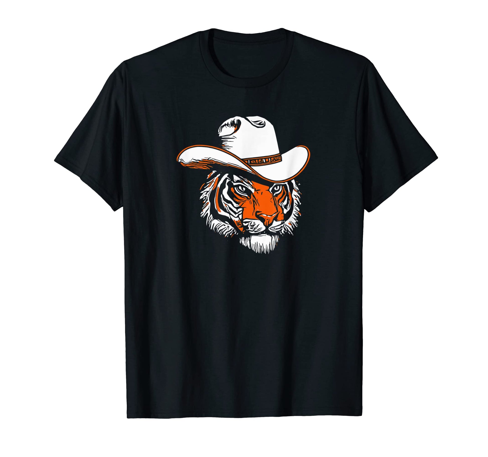 Funny Country Music Tiger Cowboy Hat T-Shirt - Streetwear Style Men Women - T-Shirt, Sweatshirt, Hoodie