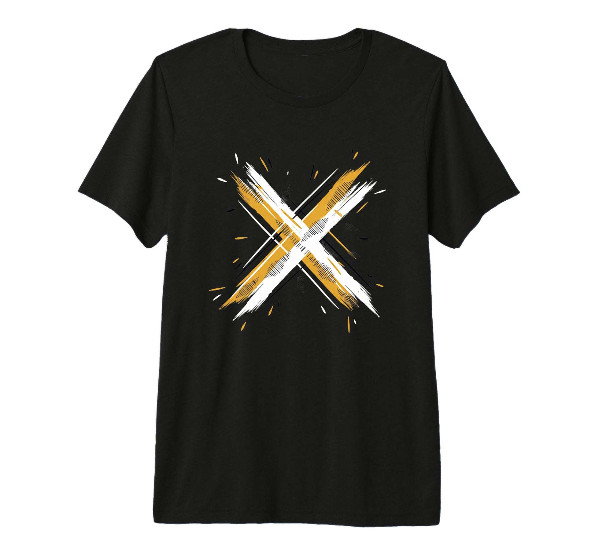 Paintbrush Cross 90S Nostalgia Funny T-Shirt - Fun Novelty Design Unisex - T-Shirt, Sweatshirt, Hoodie