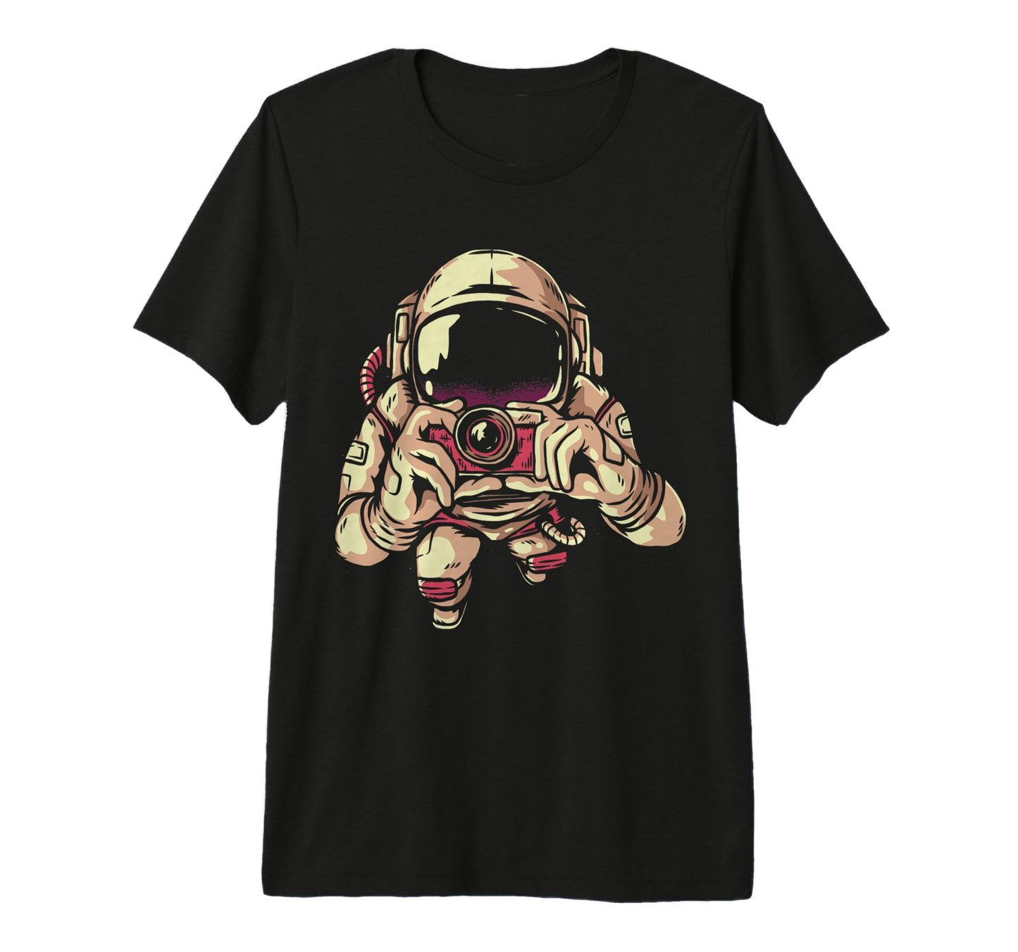 Vaporwave Aesthetic Astronaut Tri Blend T-Shirt - Novelty Apparel Men Women - T-Shirt, Sweatshirt, Hoodie
