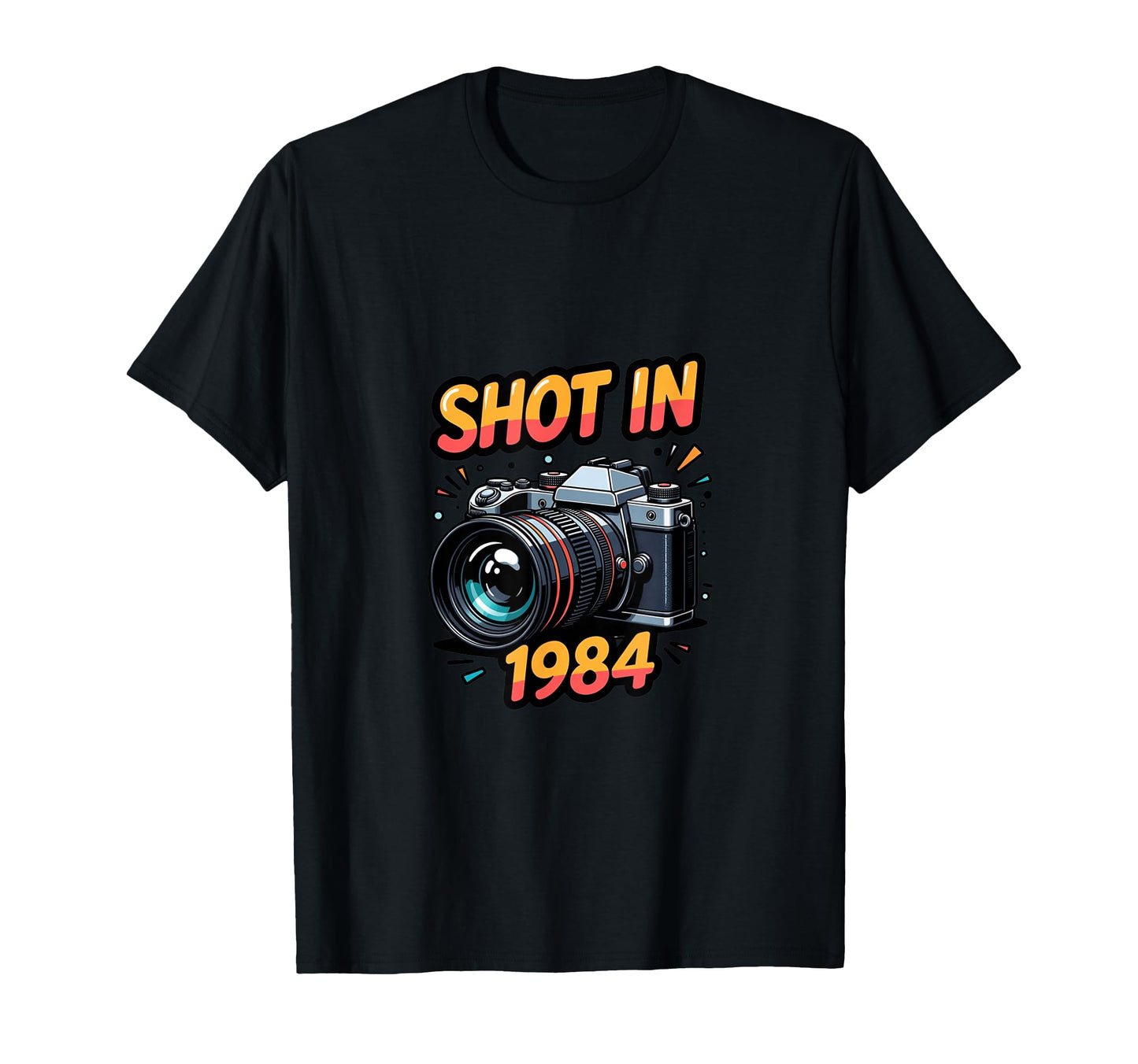 Photographer 1984 Camera Lover Photo T-Shirt - Trendy Graphic Men Women - T-Shirt, Sweatshirt, Hoodie