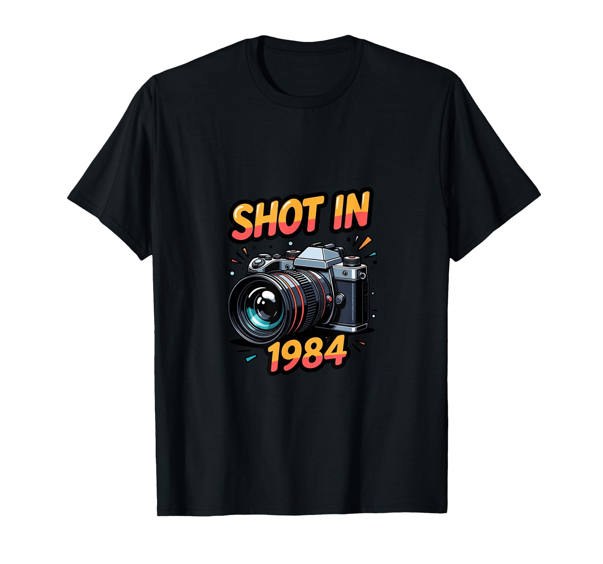 Photographer 1984 Camera Lover Photo T-Shirt - Trendy Graphic Men Women - T-Shirt, Sweatshirt, Hoodie