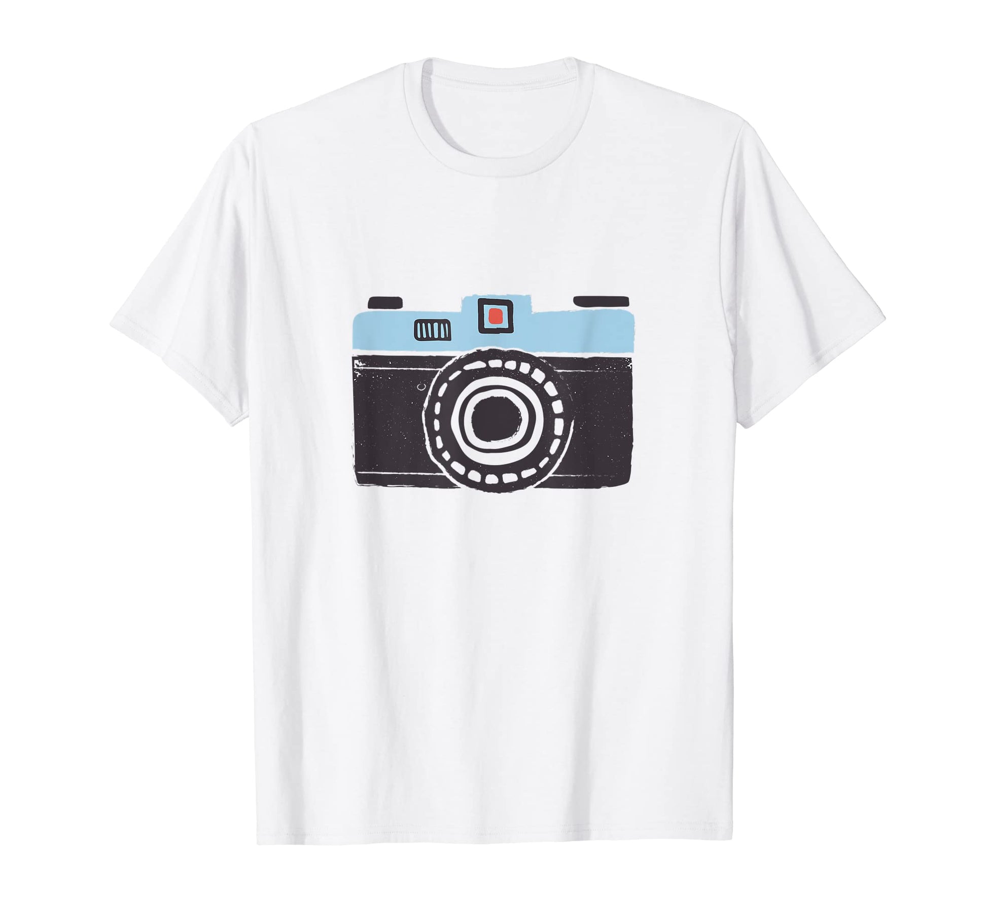 Painted Camera Photography Art T-Shirt - Unique Graphic for Adults - T-Shirt, Sweatshirt, Hoodie