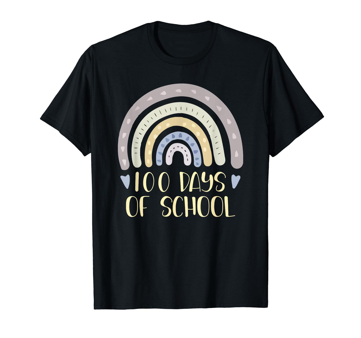 100 Days School Teacher Student T-Shirt - Minimalist Print for Adults - T-Shirt, Sweatshirt, Hoodie