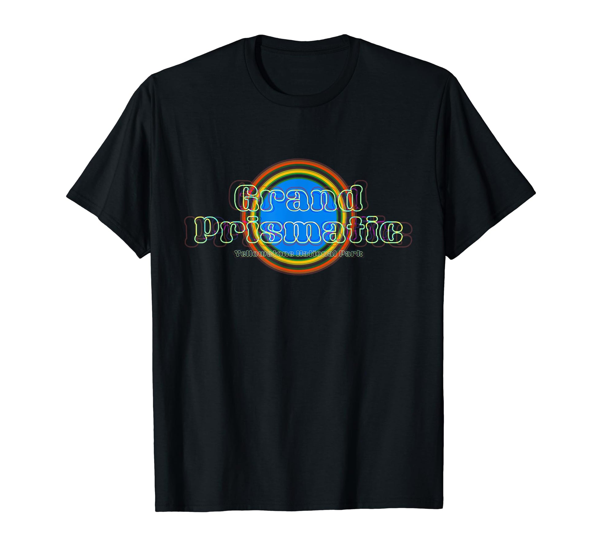 Grand Prismatic Spring Trippy Rainbow T-Shirt - Graphic Print Unisex - T-Shirt, Sweatshirt, Hoodie