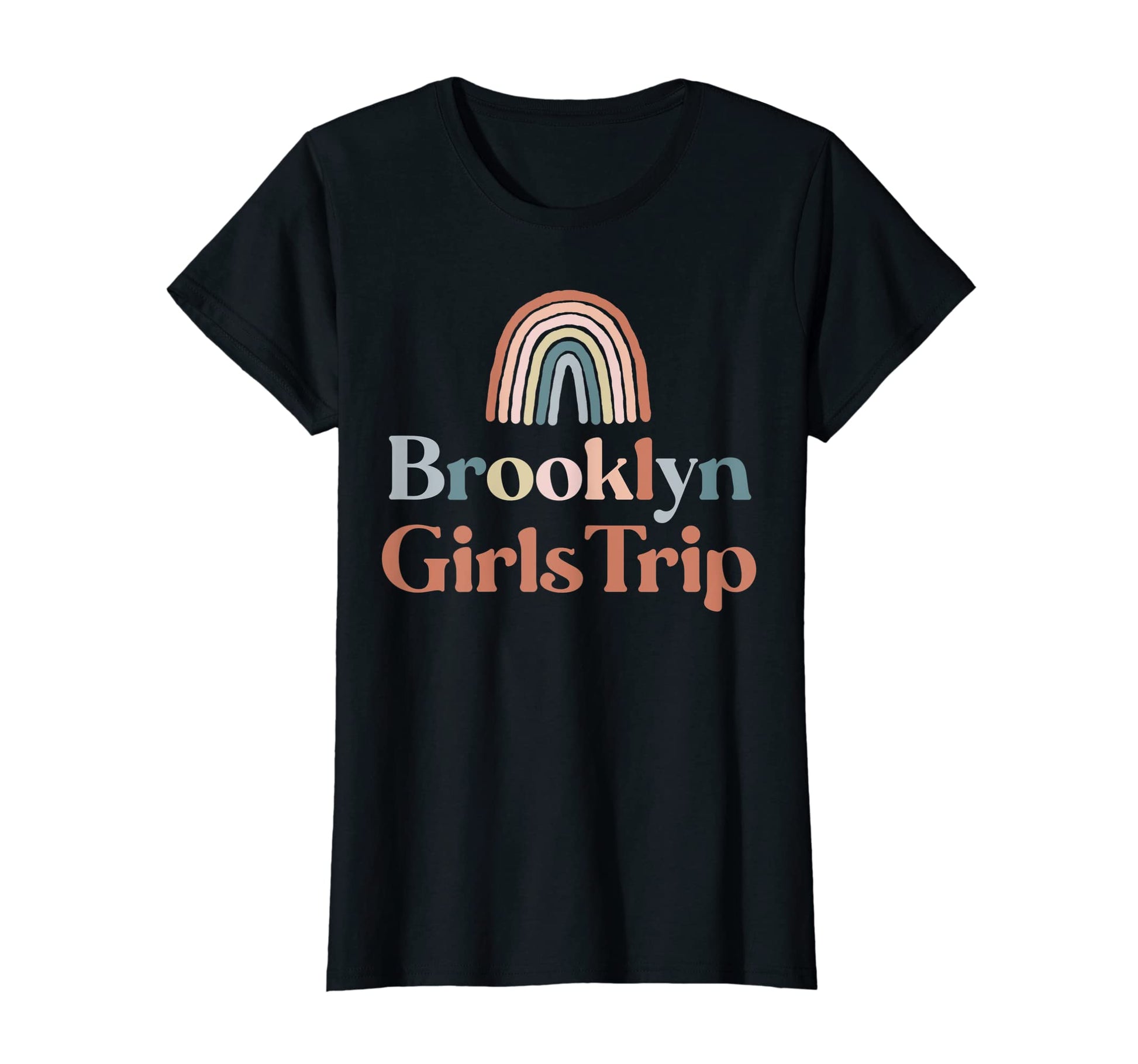 Womens Brooklyn Trip Boho Rainbow Group T-Shirt - Aesthetic Graphic Unisex - T-Shirt, Sweatshirt, Hoodie