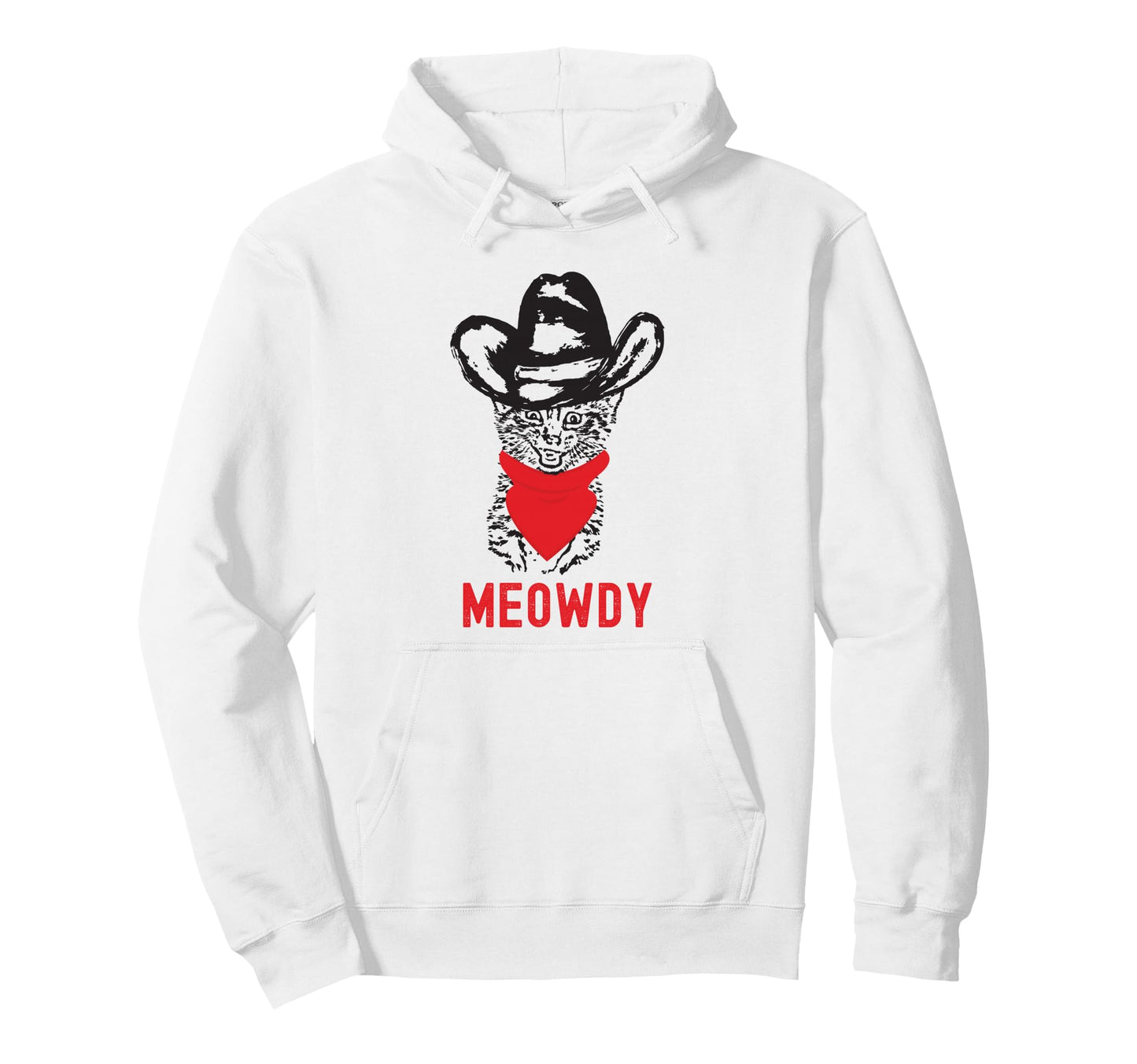 Meowdy Funny Joke Cat Lover Meow Howdy Hoodie - Custom Art Print Men Women - T-Shirt, Sweatshirt, Hoodie