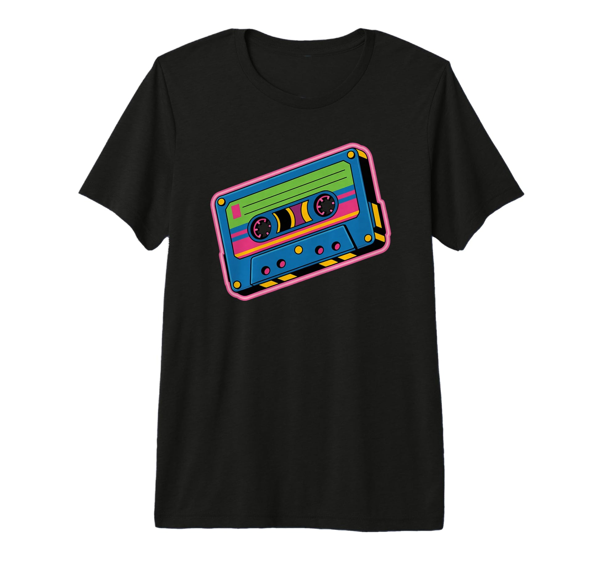 Cassette Tape Old School Hip Hop Tri Blend T-Shirt - Novelty Apparel Unisex - T-Shirt, Sweatshirt, Hoodie